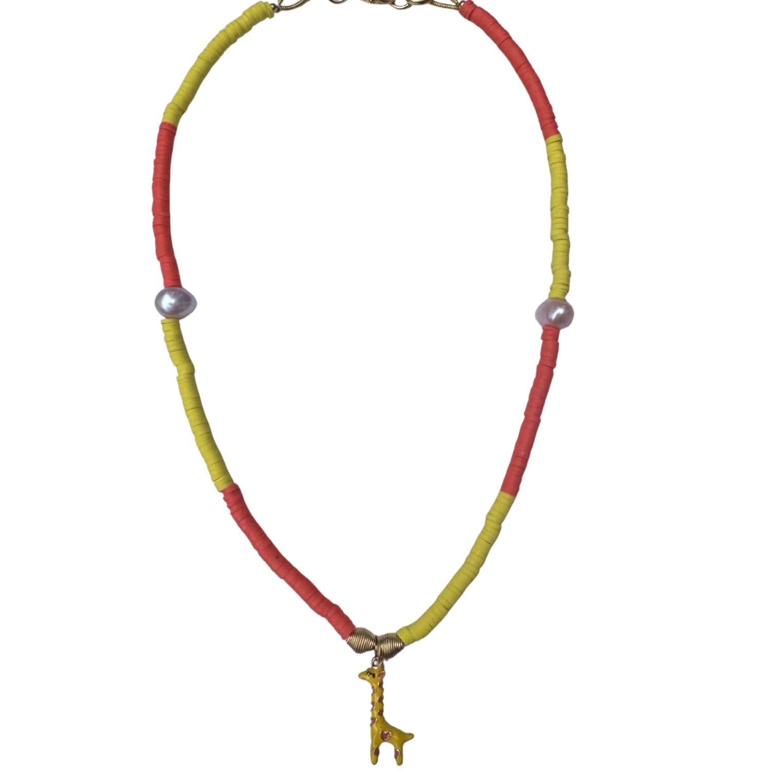 Golden Safari Charm Summer Necklace