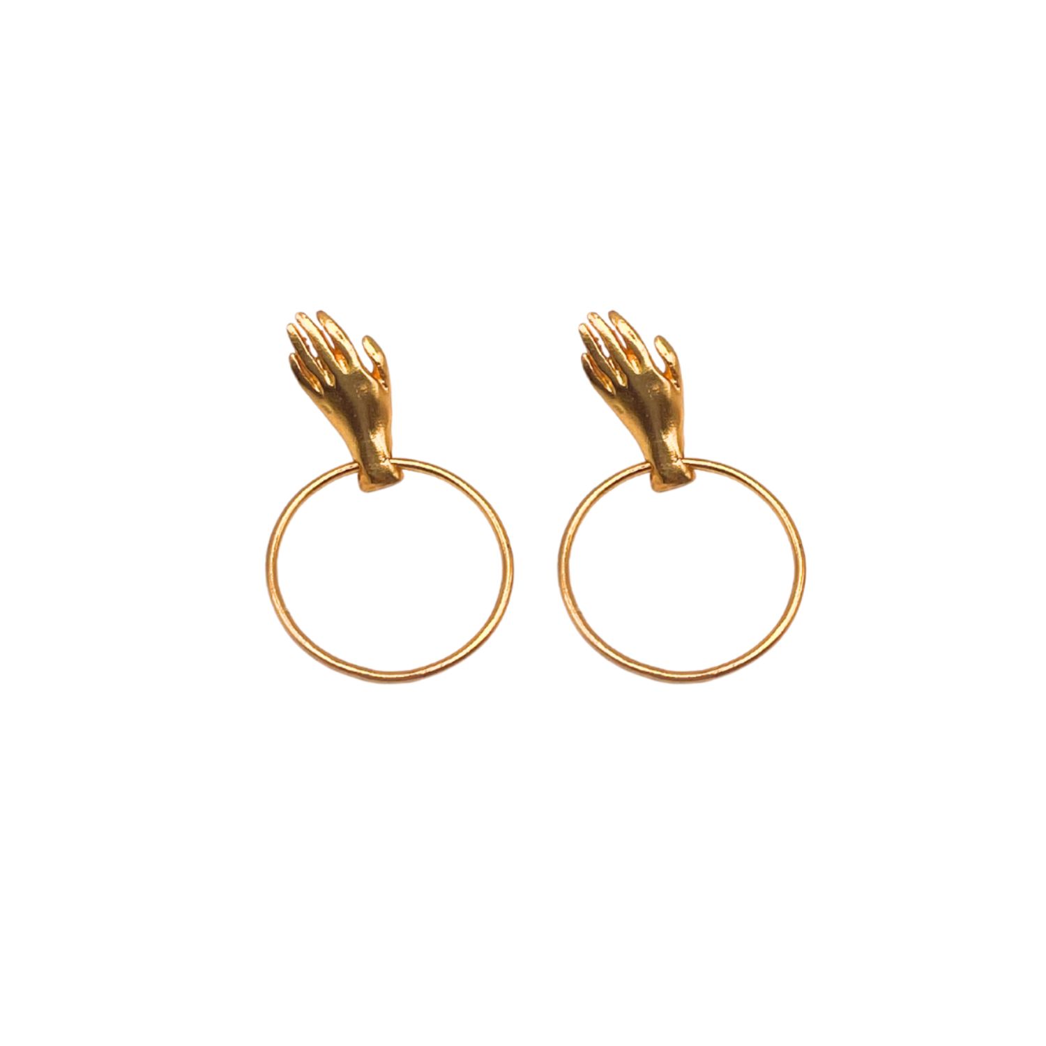 Golden Touch - Statement Earrings 24K Gold Plated