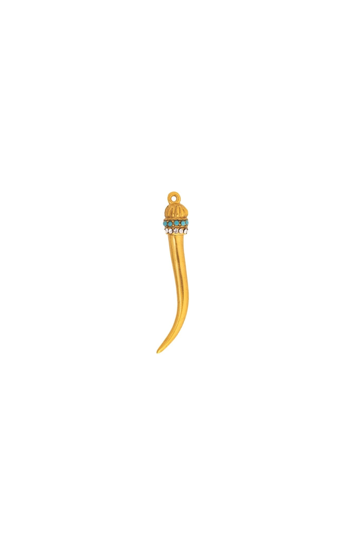 Golden Tusk Charm