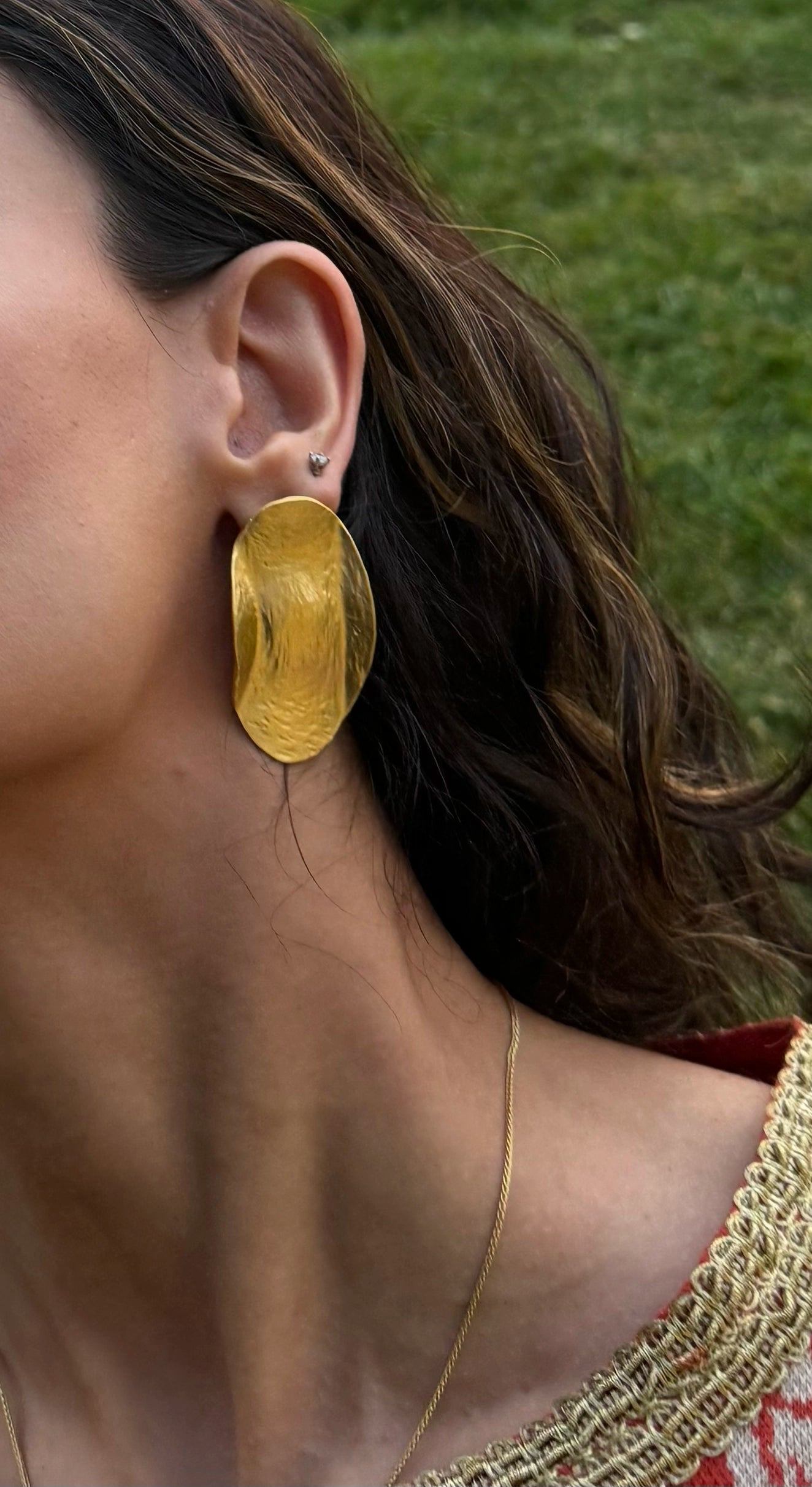 Golden Wave Earrings