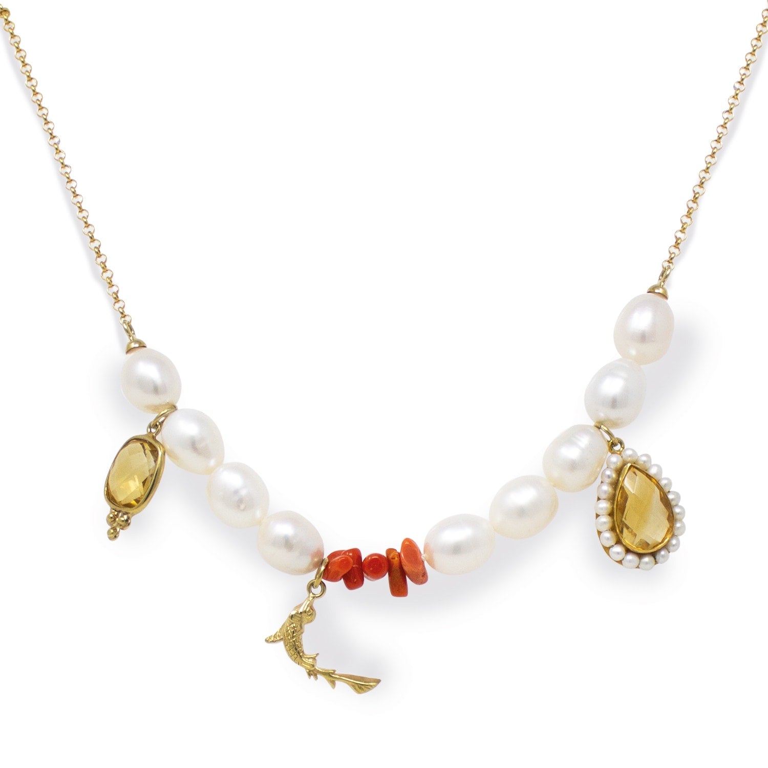 Goldfish Lucky Charm Necklace