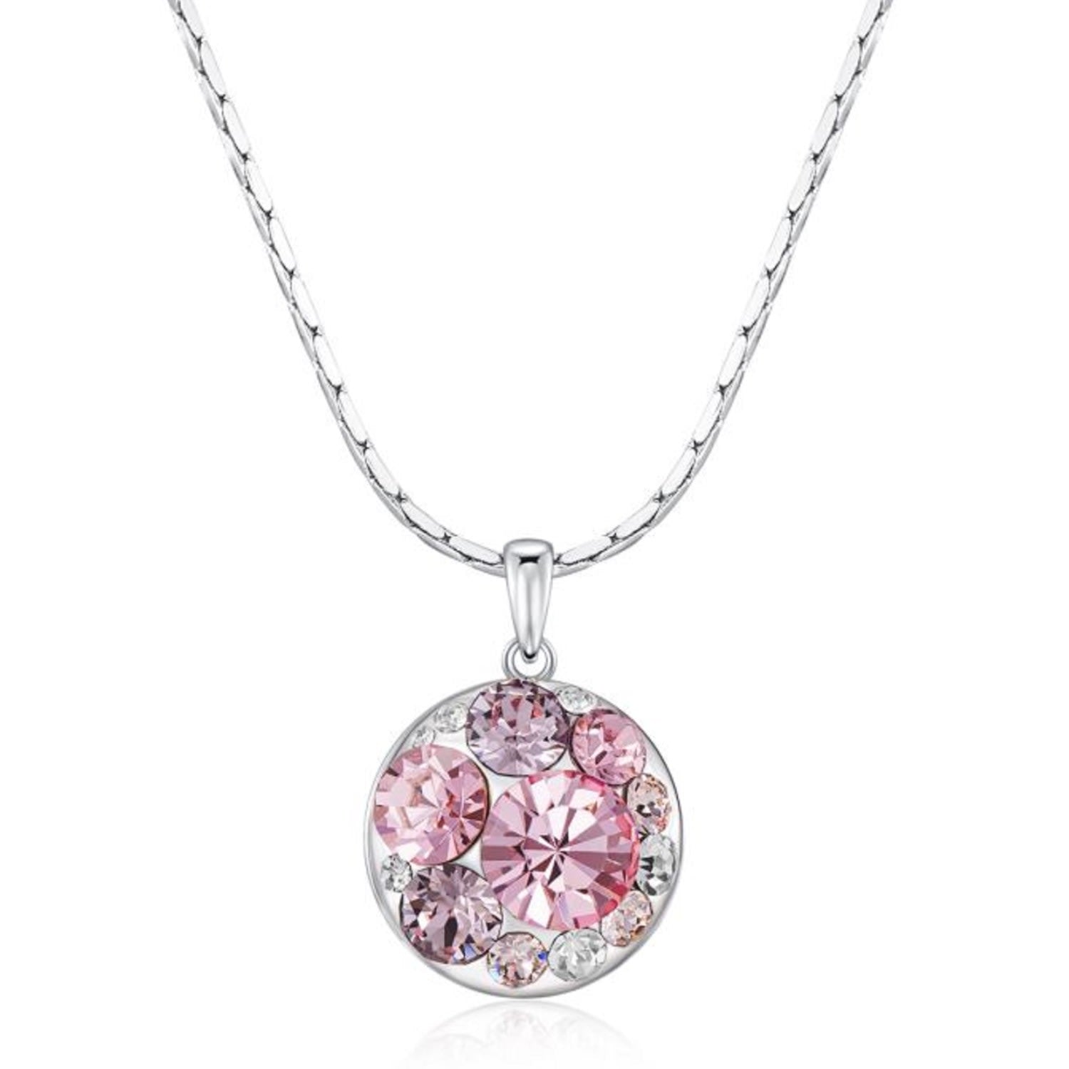 Golf Necklace With Pink Crystals