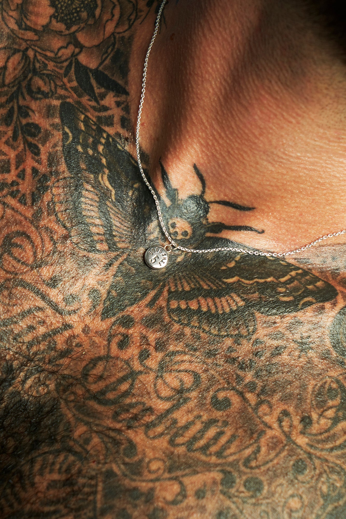 Goodshit - Percocet Pill Necklace In Sterling Silver