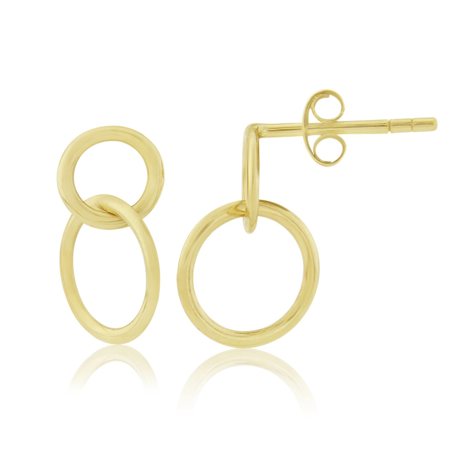 Kelso Yellow Gold Vermeil Drop Earrings