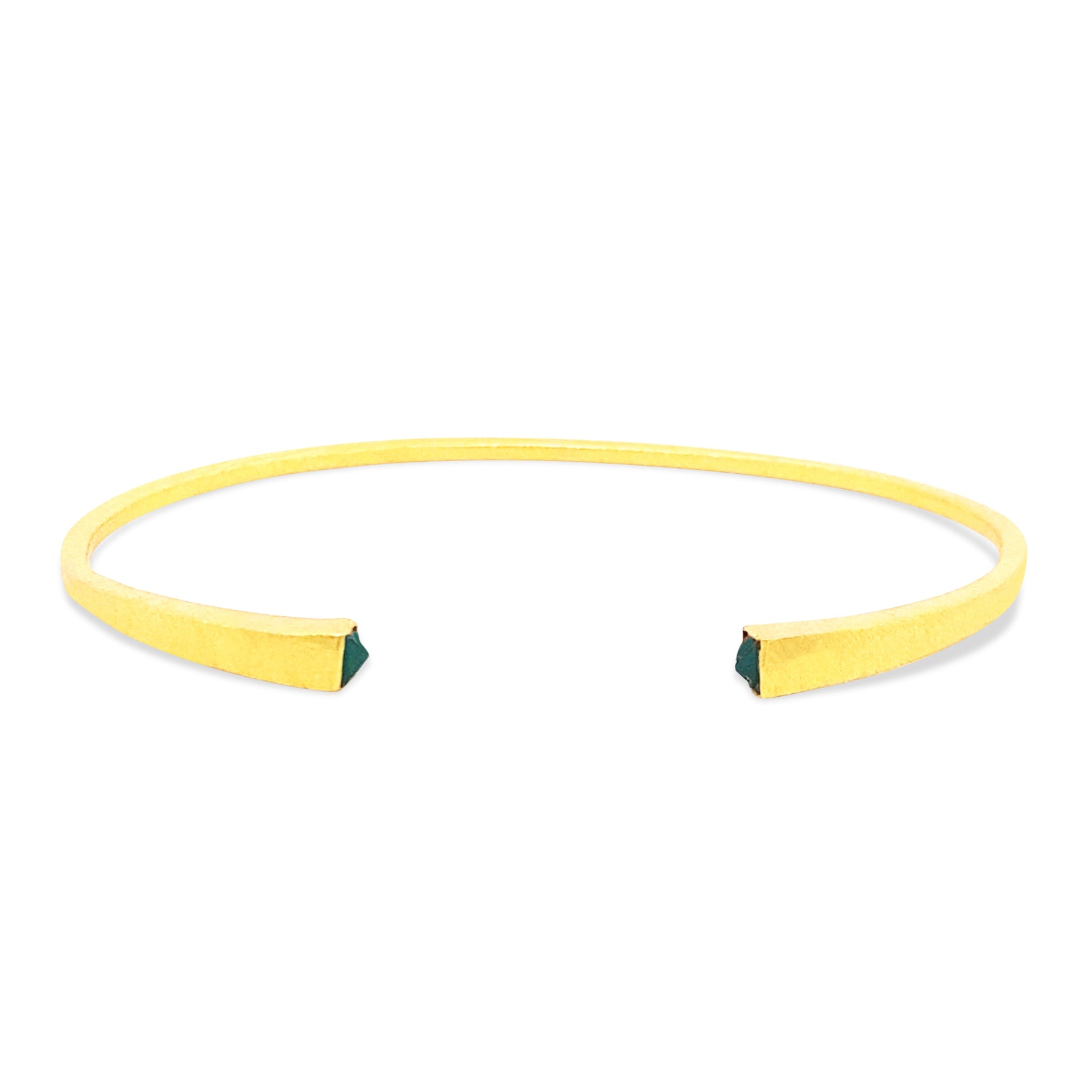 Grace Bangle With Blue Quartz