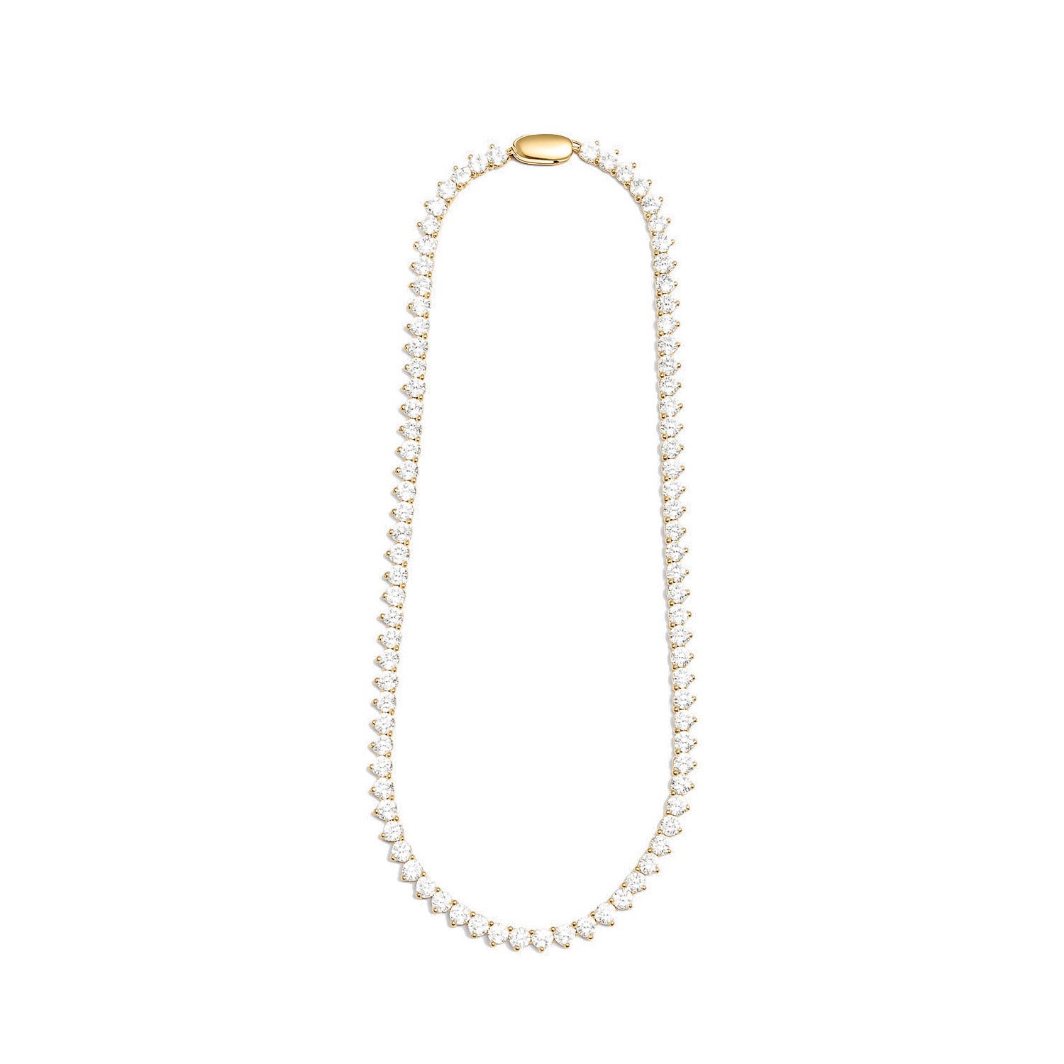 Graduated Diamond Tennis Necklace