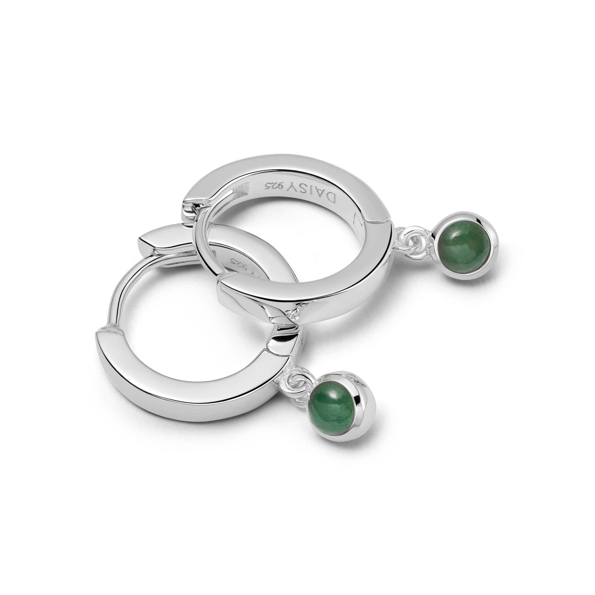 green-aventurine-healing-huggie-hoop-earrings-925-sterling-silver-daisy-london