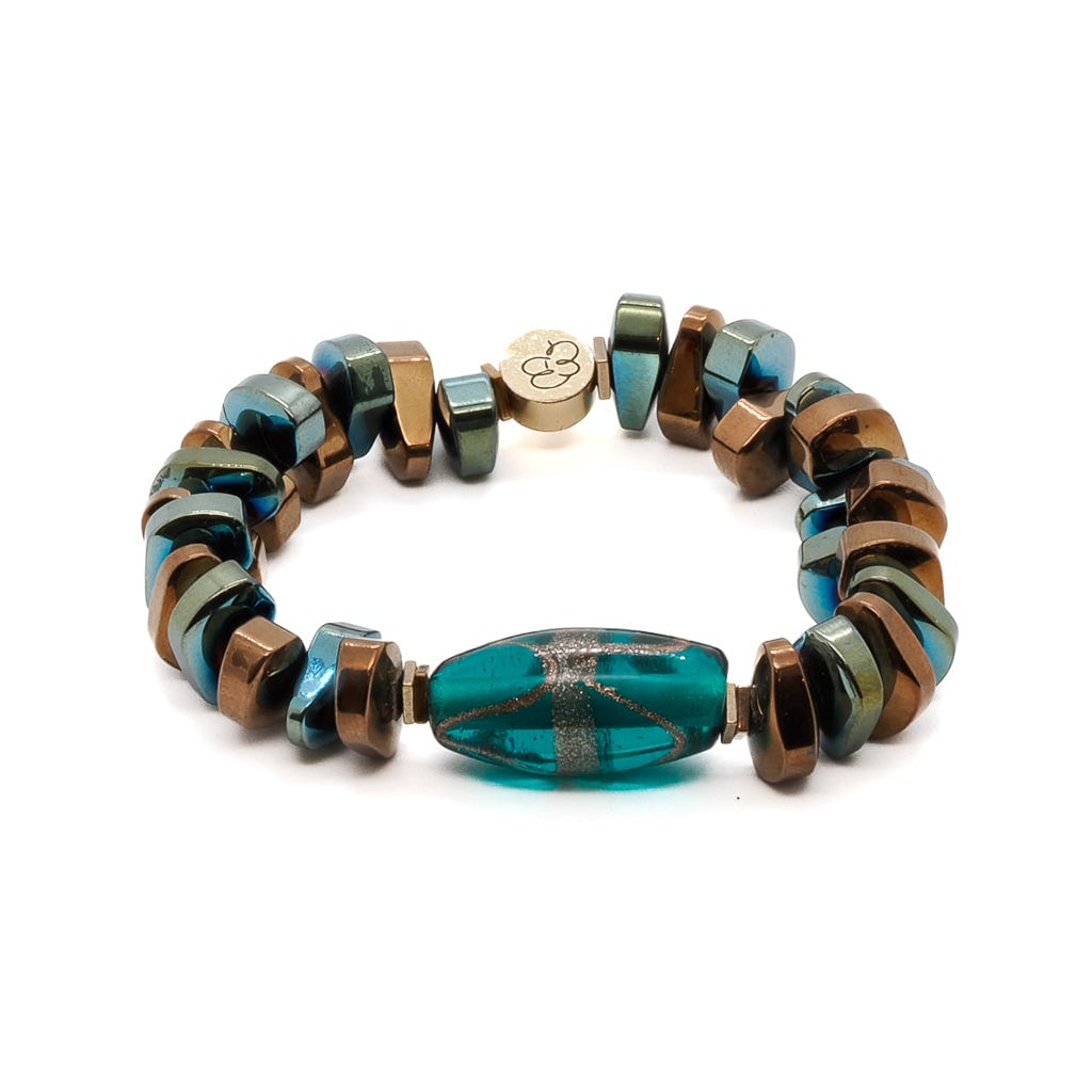 Green Balance Chunky Bracelet - Green