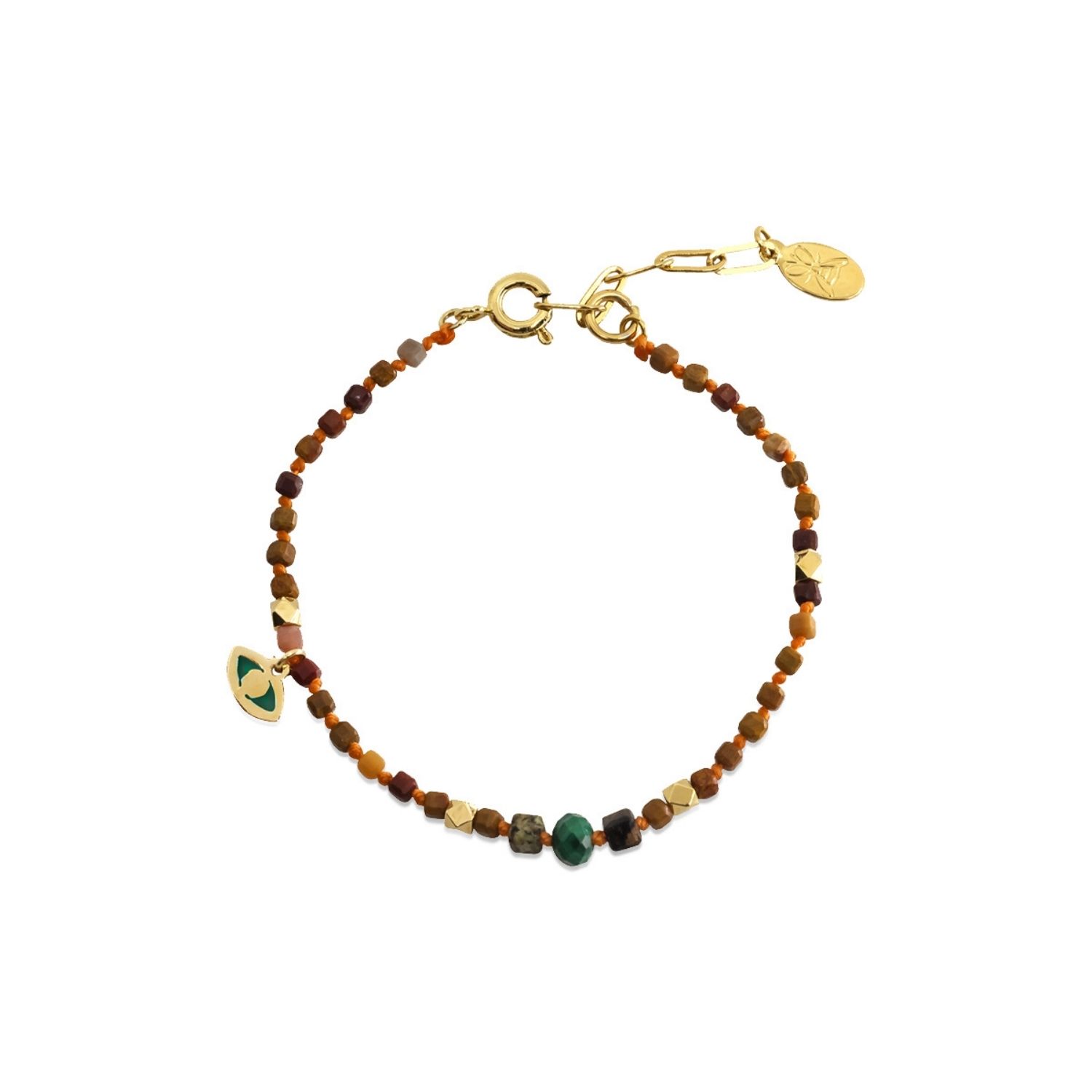 Green Eye - Natural Beaded Bracelet