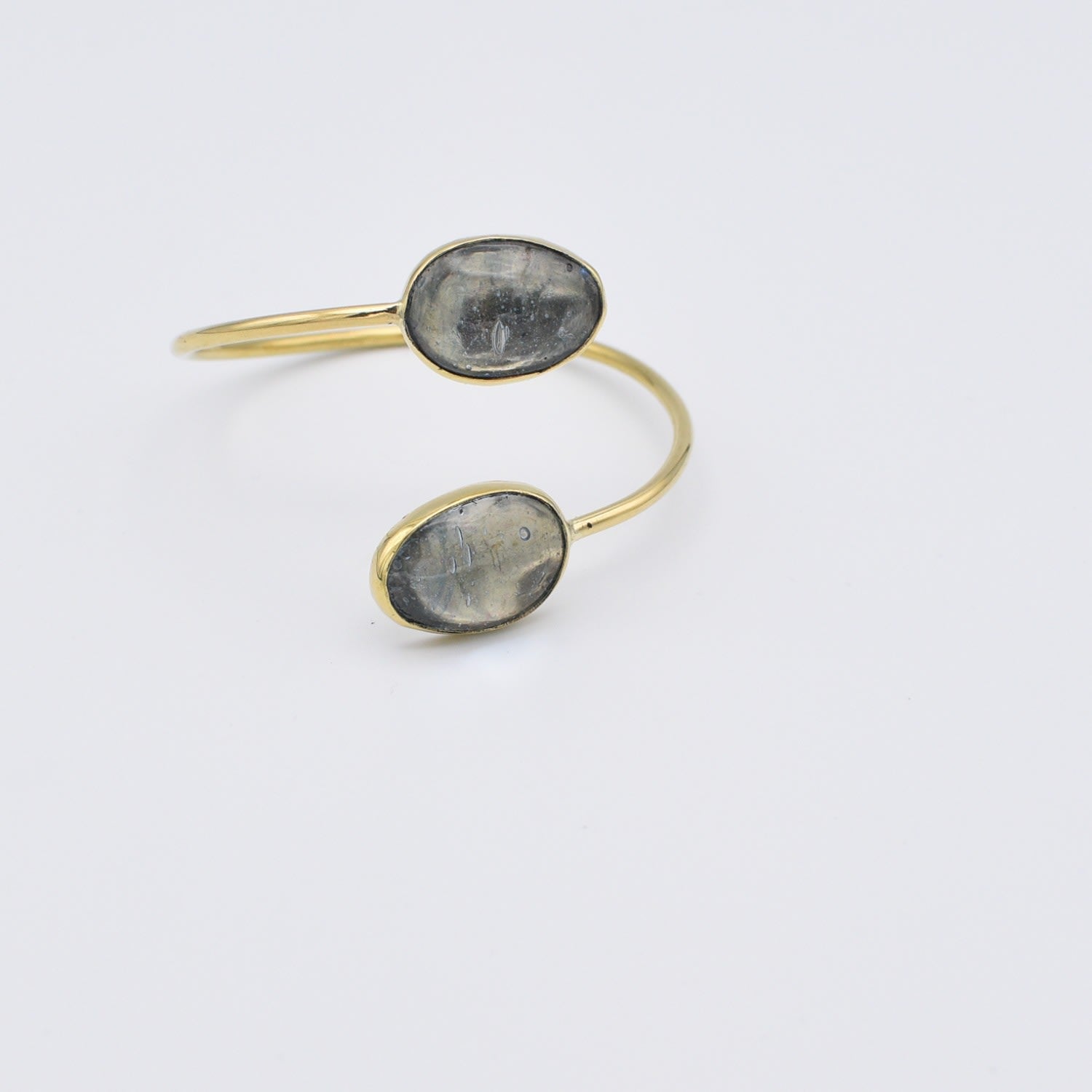 Grey Glass Bangle