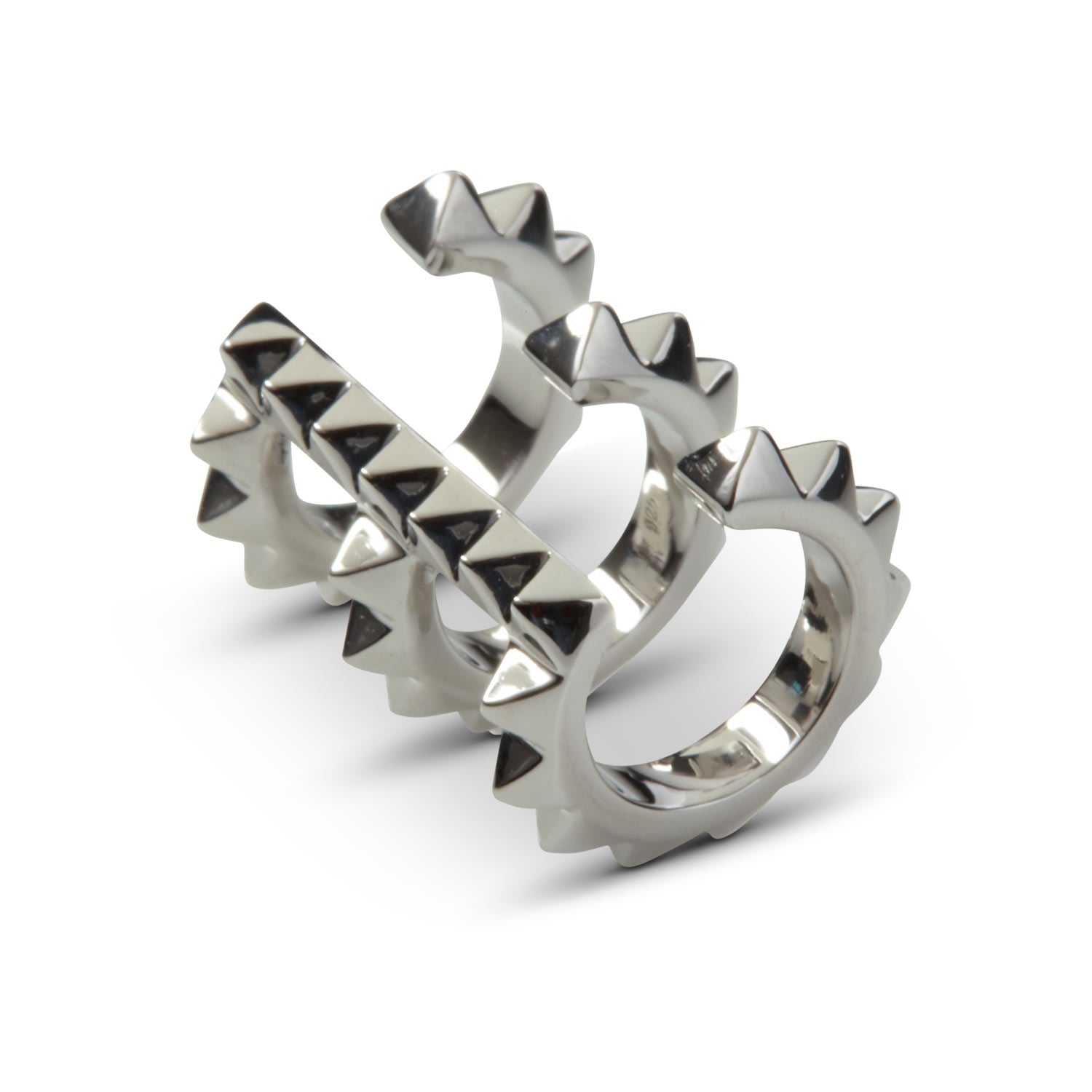 Croc Triple Ear Cuff Silver