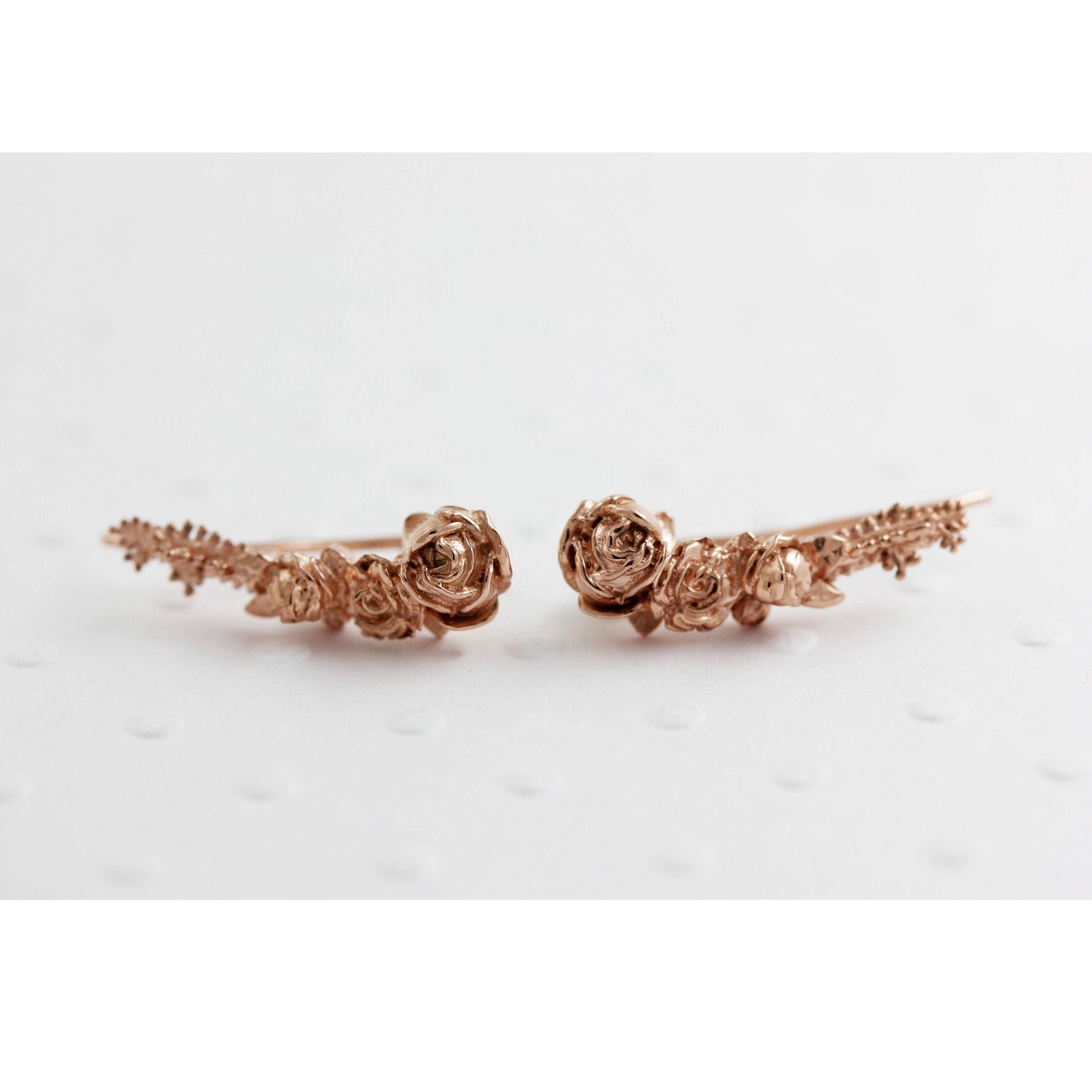 Rose Climber Earring Single - Rose Gold