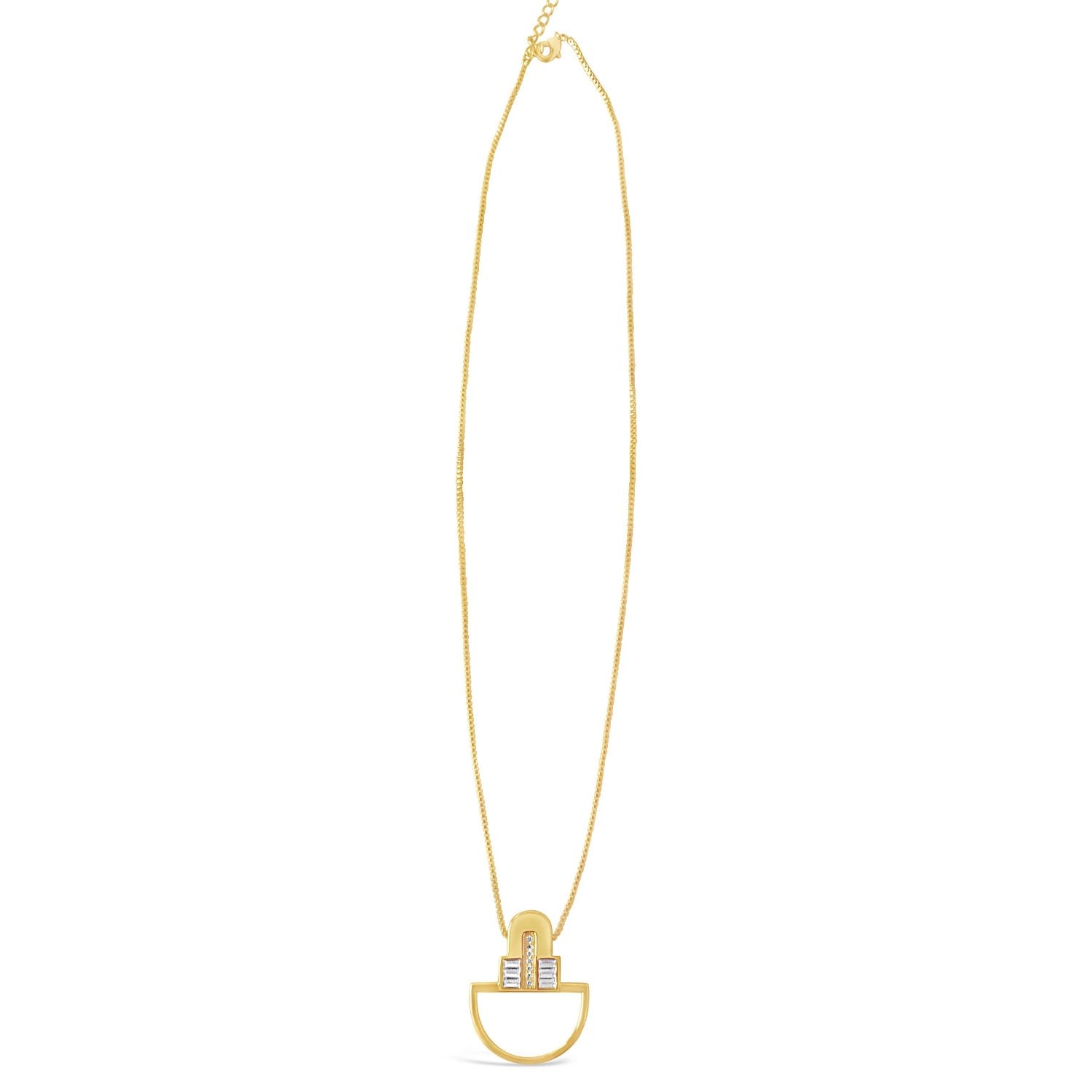 Century Arc Pendant - Gold- Gold