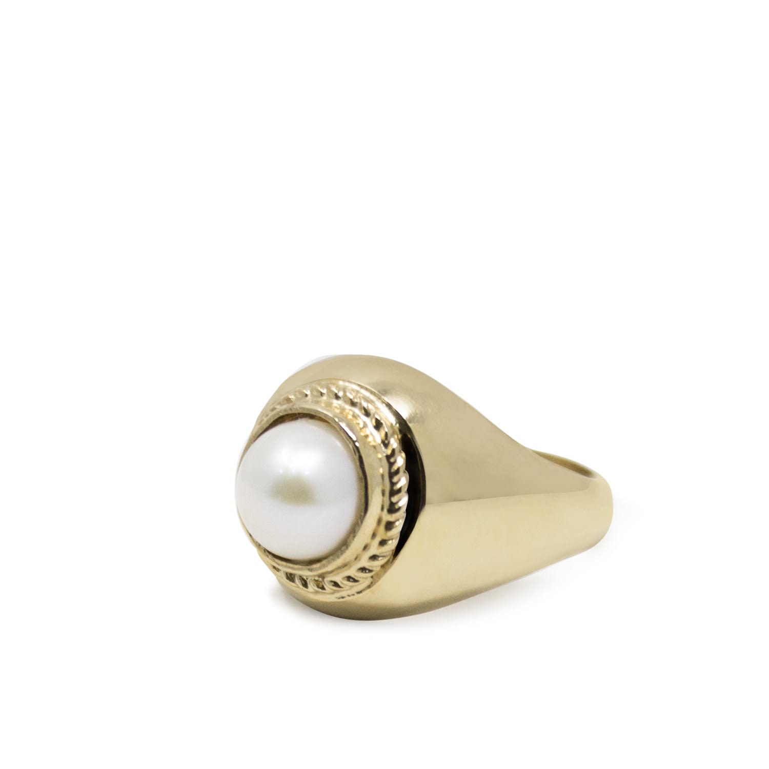 Victoria Pearl Signet Ring