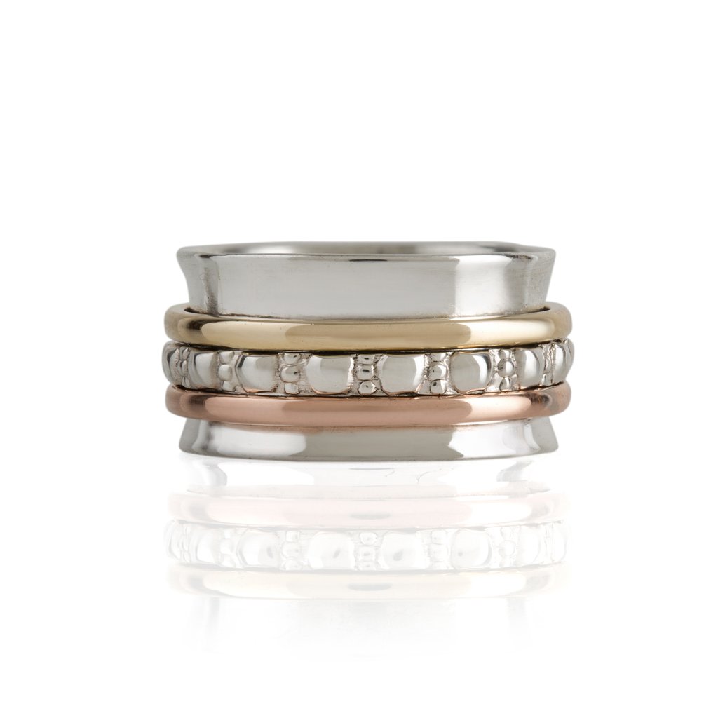 Maharani Spin And Wish Silver Spinning Ring