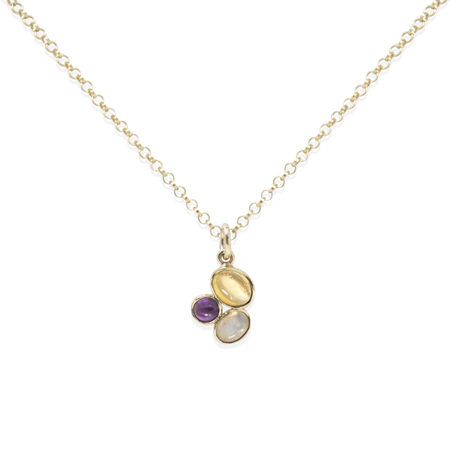 Cosmo 18Kt Gold-Plated Multicolor Mini Necklace