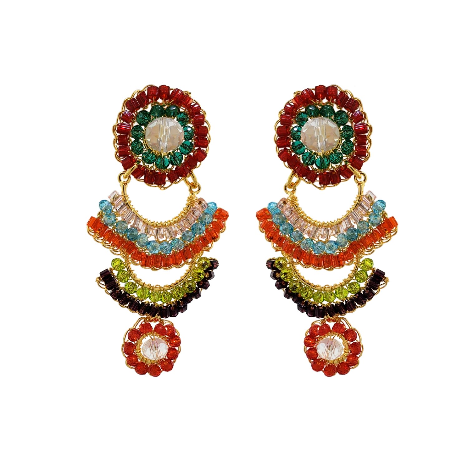 Multicolor Penelope Handmade Earrings