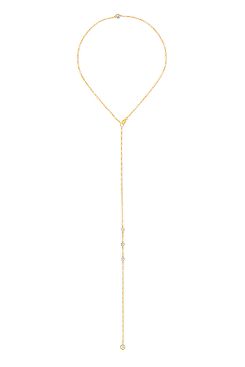 Hailey Front And Back Gold Chain