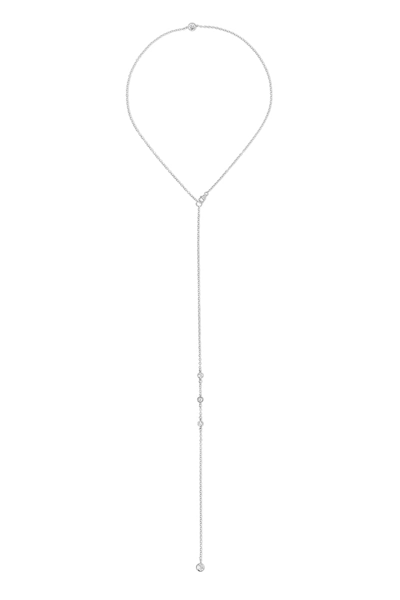 Hailey Front And Back Silver Chain