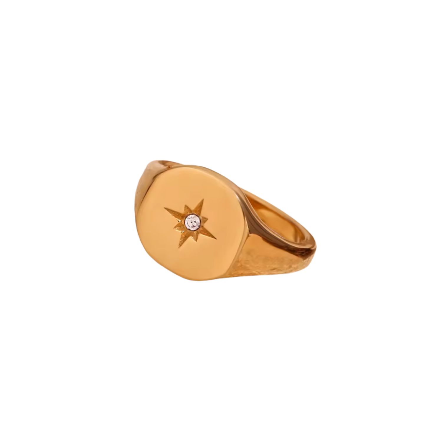 Hailey's Star Ring In Gold