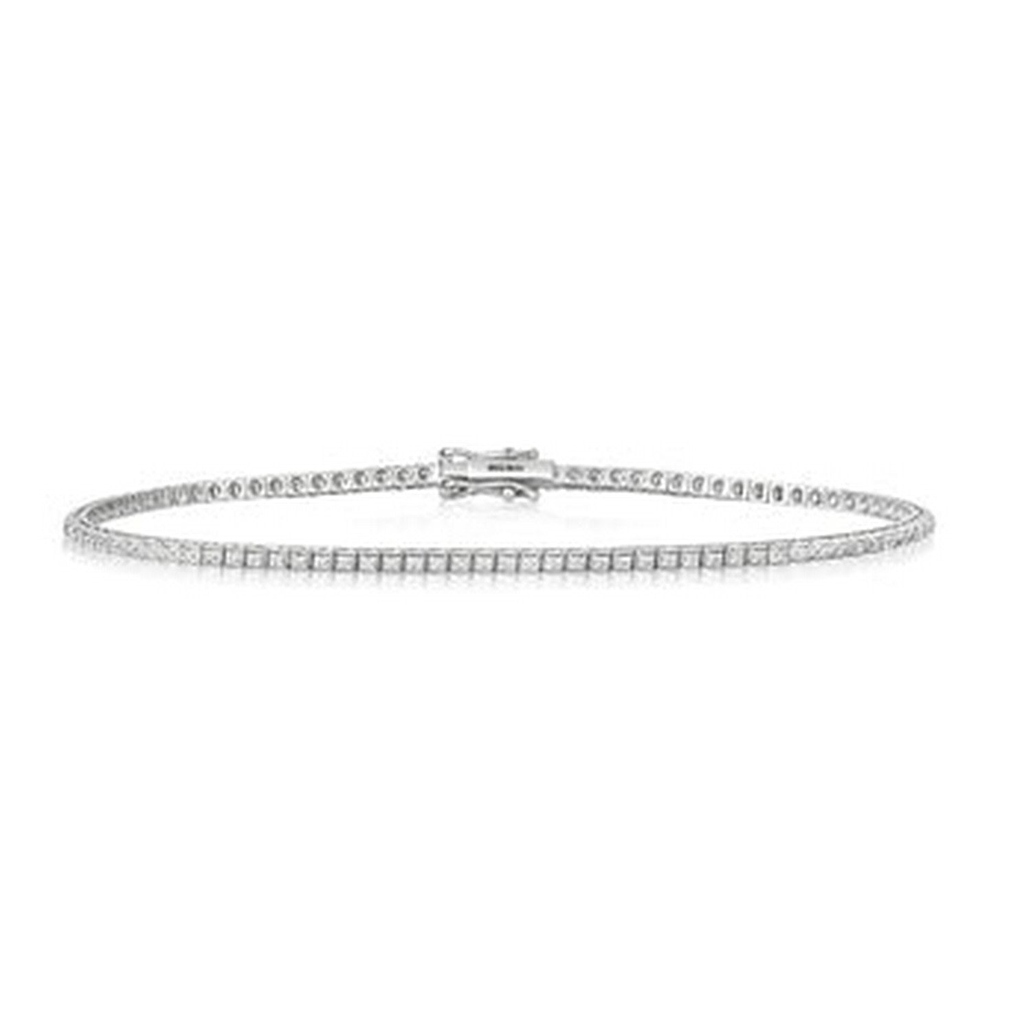 Half Carat Diamond Tennis Bracelet In White Gold
