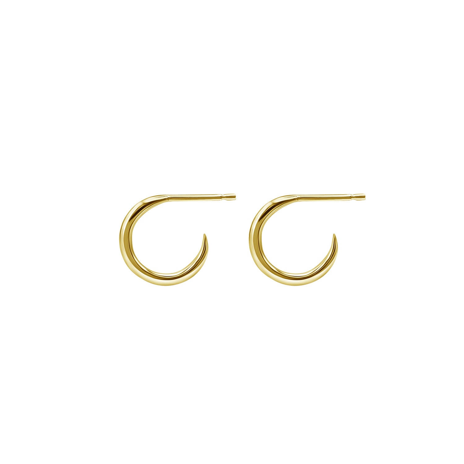 Hallie Gold Hoop Earrings