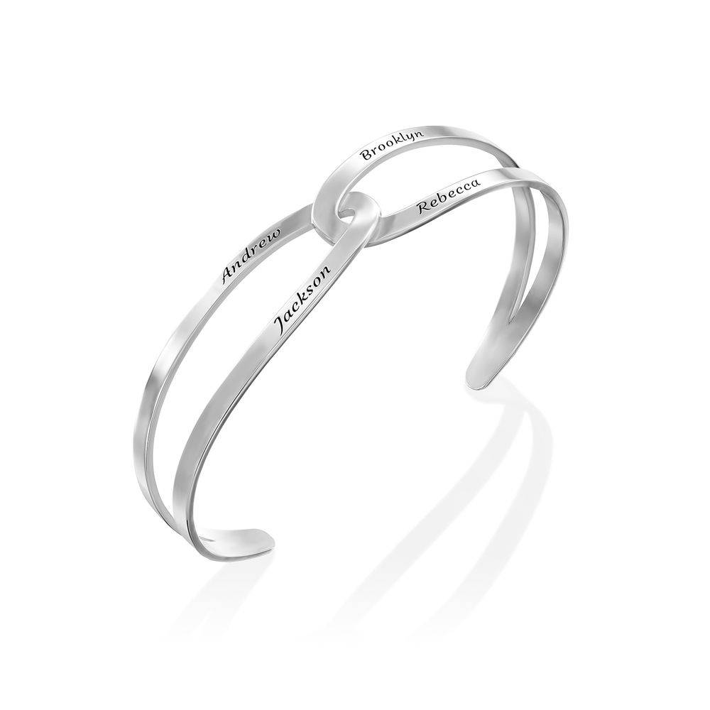 Hand in Hand- Custom Bracelet Cuff in Sterling Silver