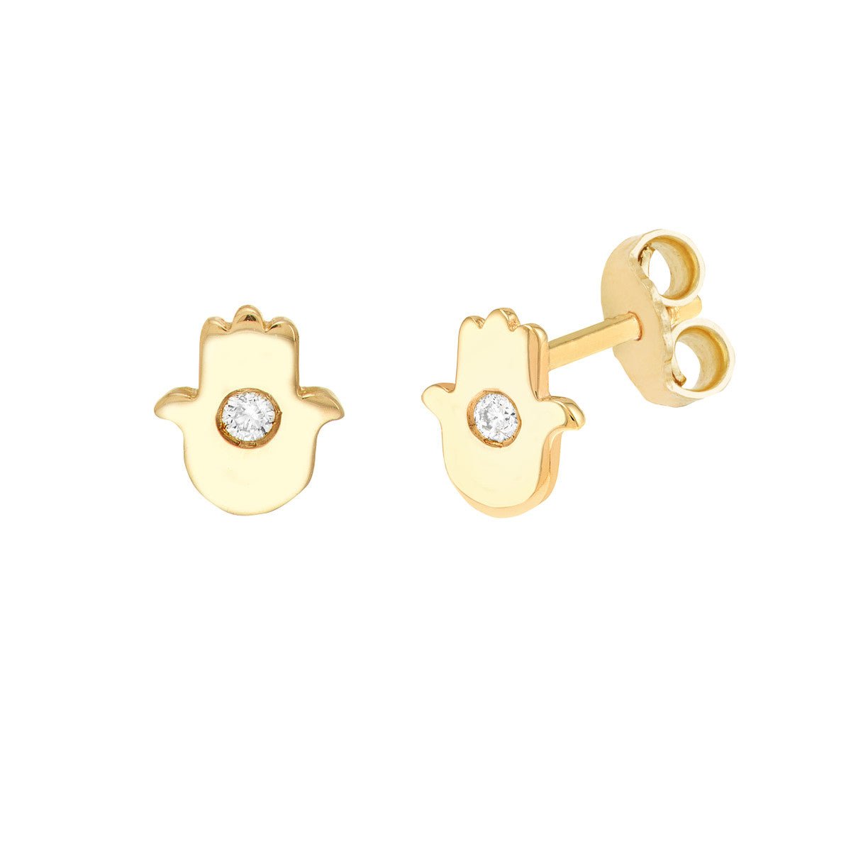Hand of Fatima Stud Earrings