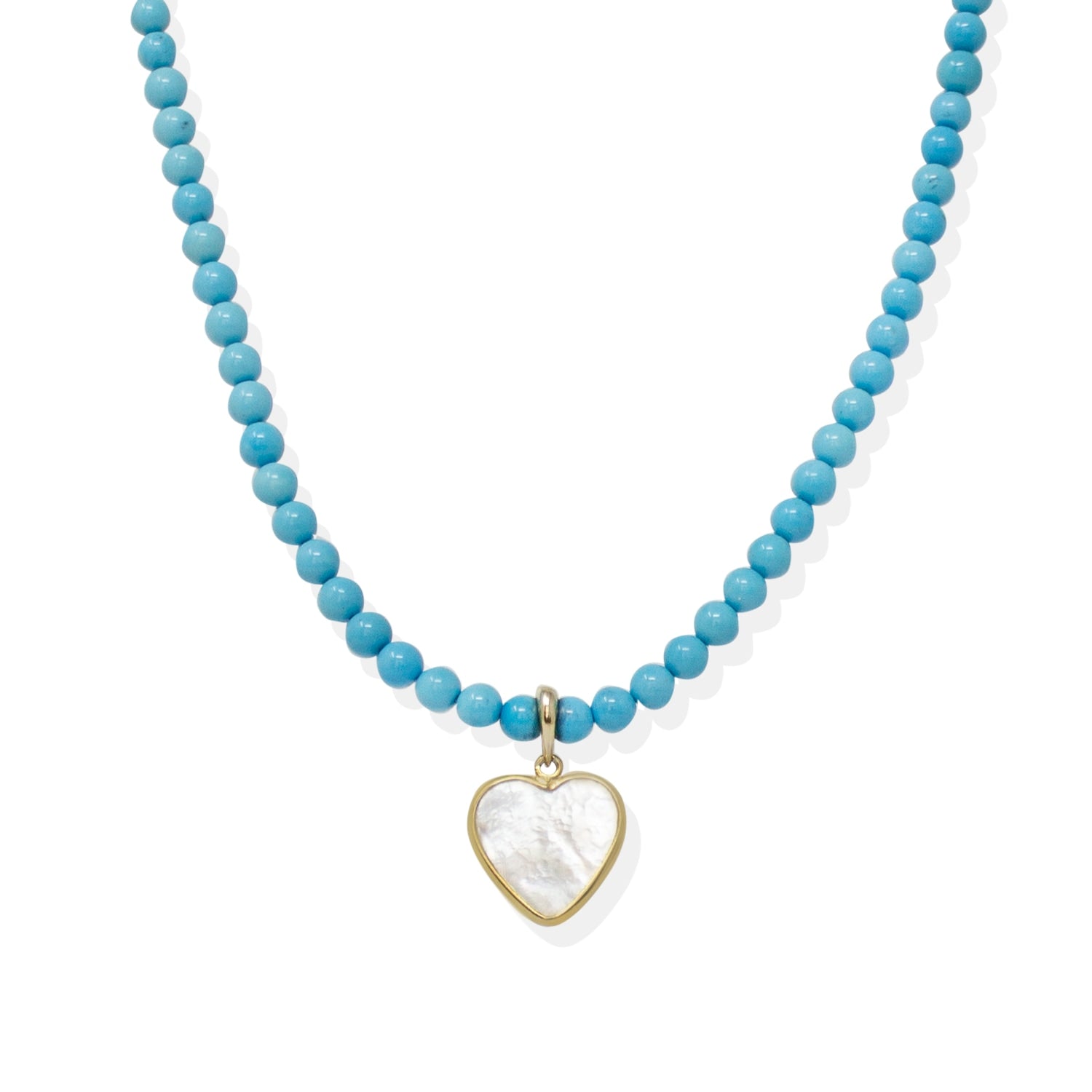 Happy Hearts Turquoise Necklace