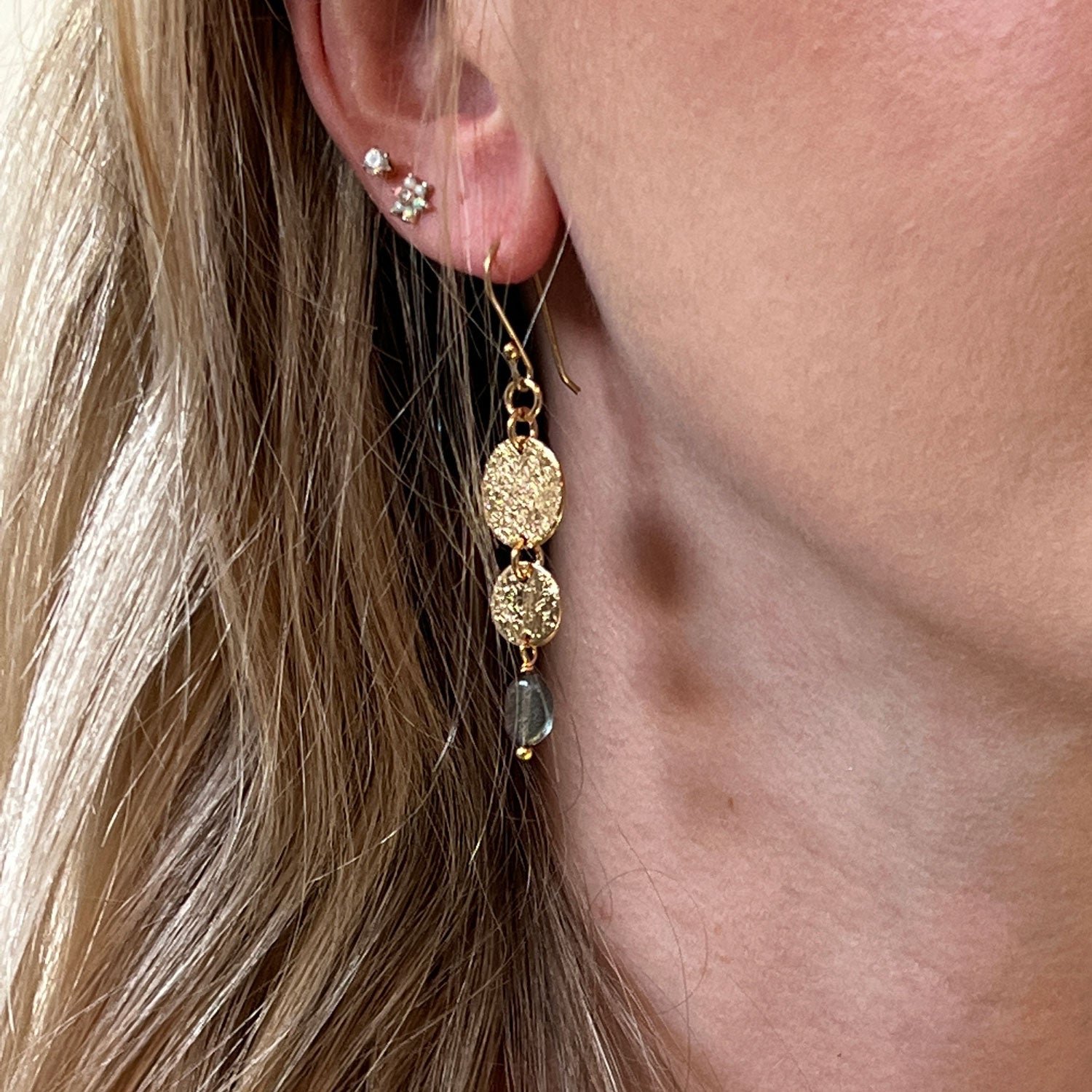 Harmonia Earrings Labradorite