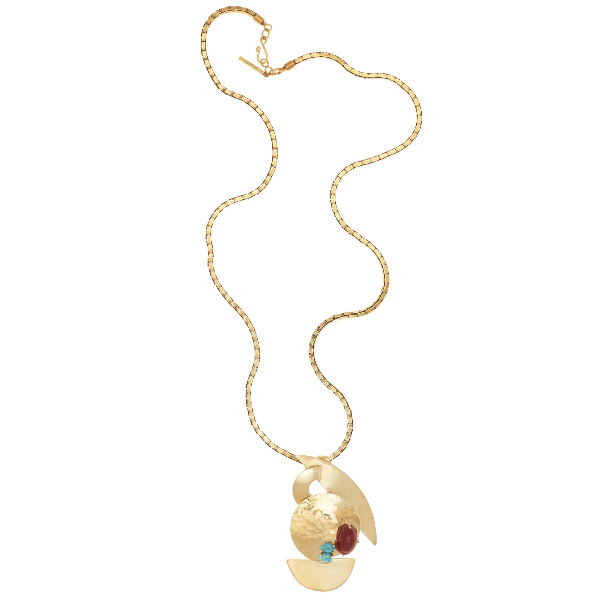 Soleri Pendant In Rust & Sky