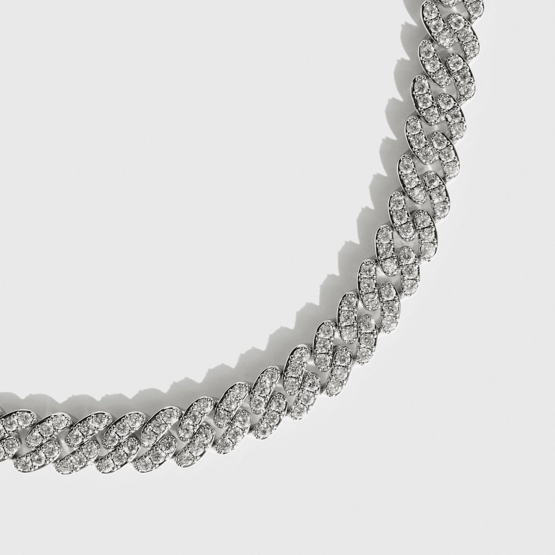 Thin Havana Bracelet Silver