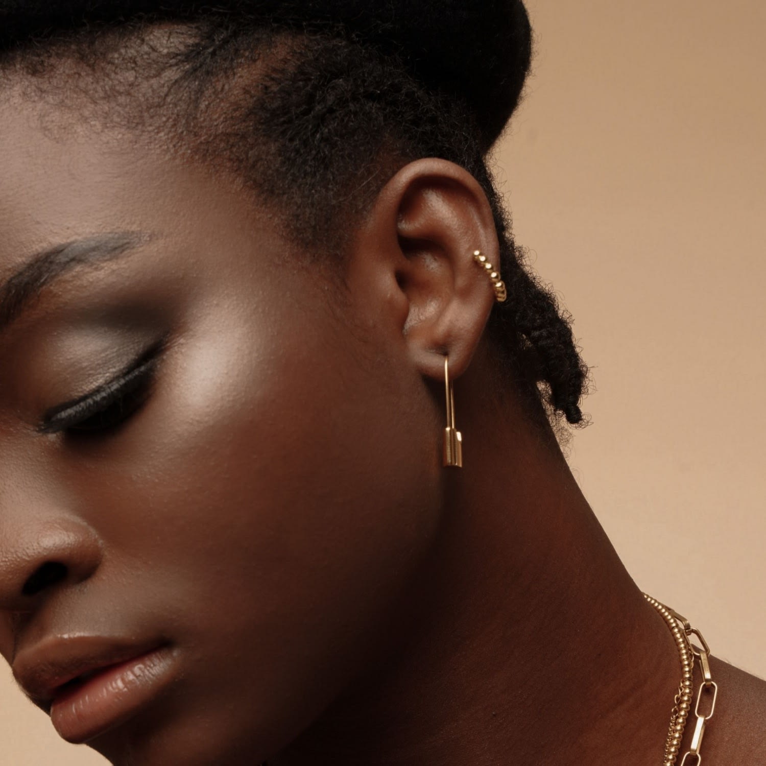 Haven Padlock Statement Earrings