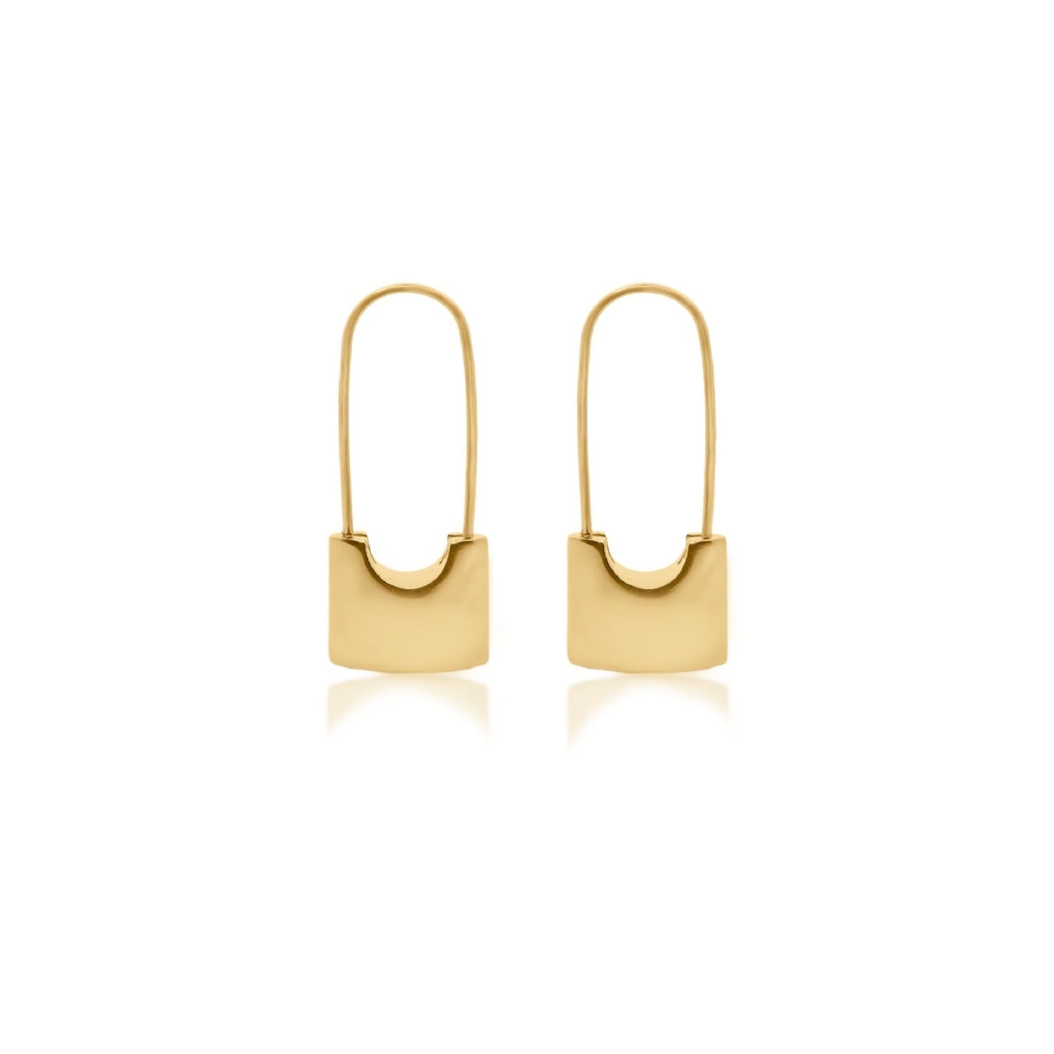 Haven Padlock Statement Earrings