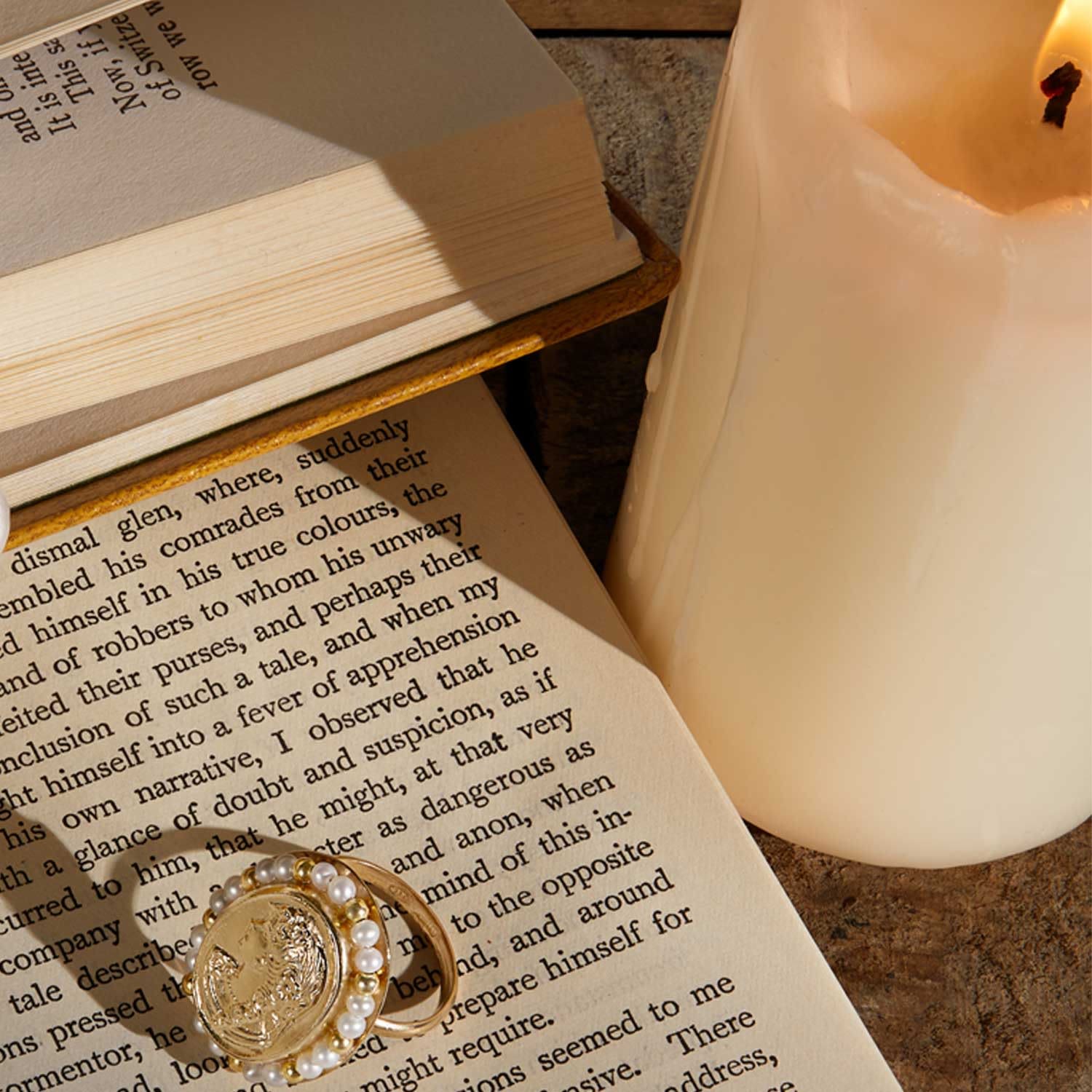 Fiammetta Gold-Plated Pearl Ring