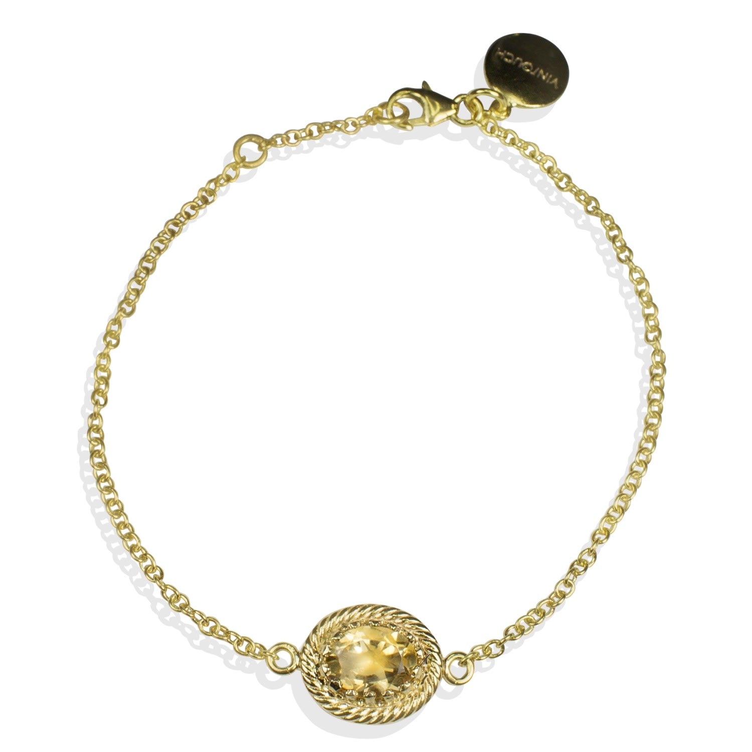 Luccichio Gold Vermeil Citrine Bracelet