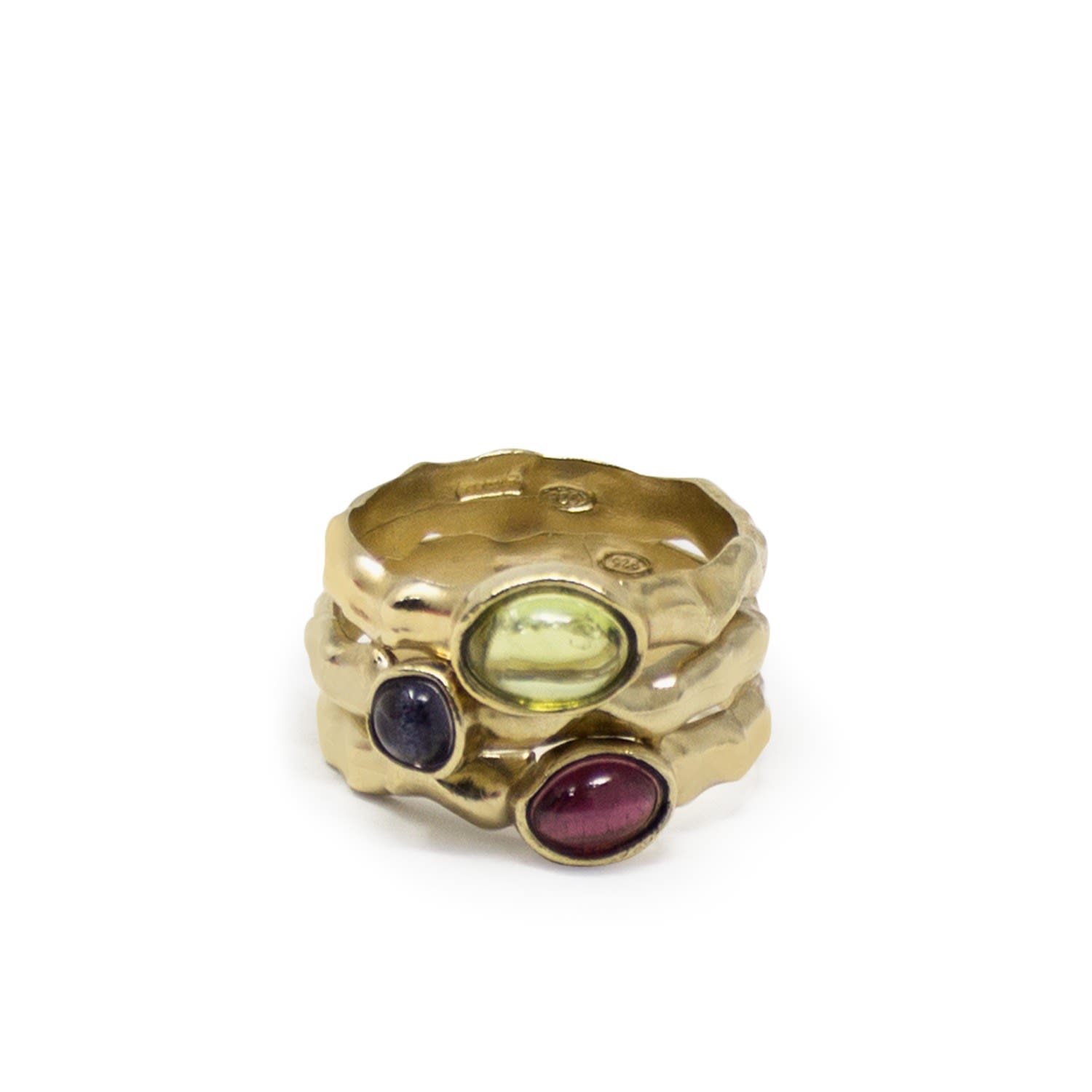 Cosmo Set Of Three Multicolor Rings