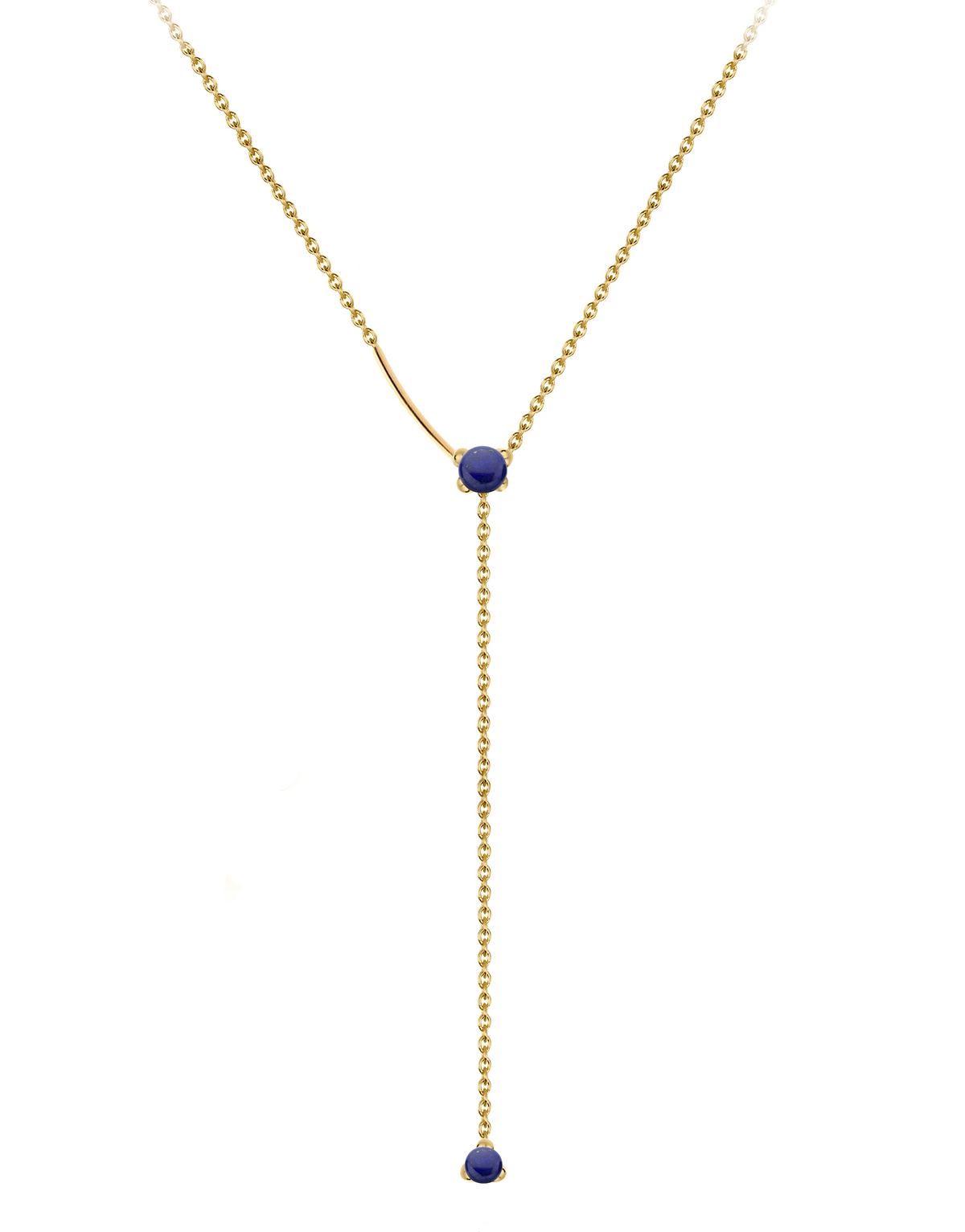 STONE HEART DROP NECKLACE