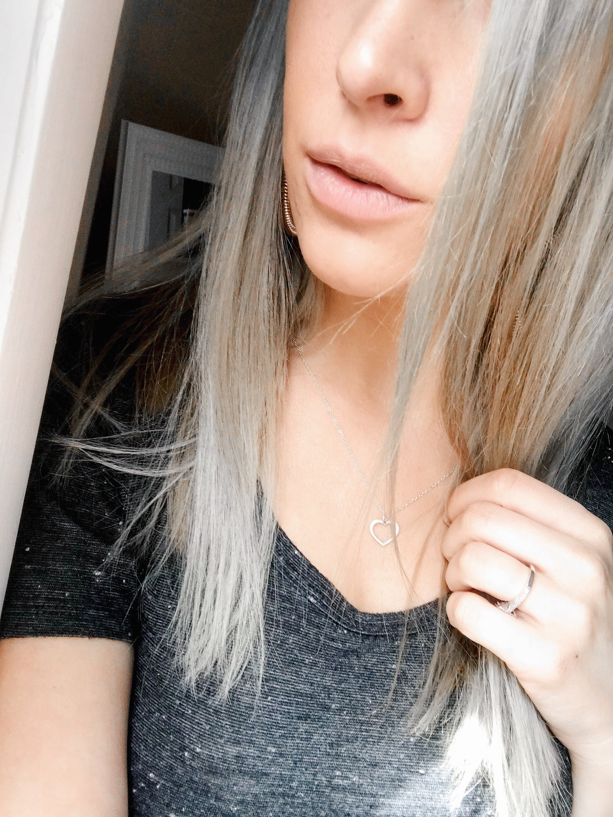 Open Heart Necklace