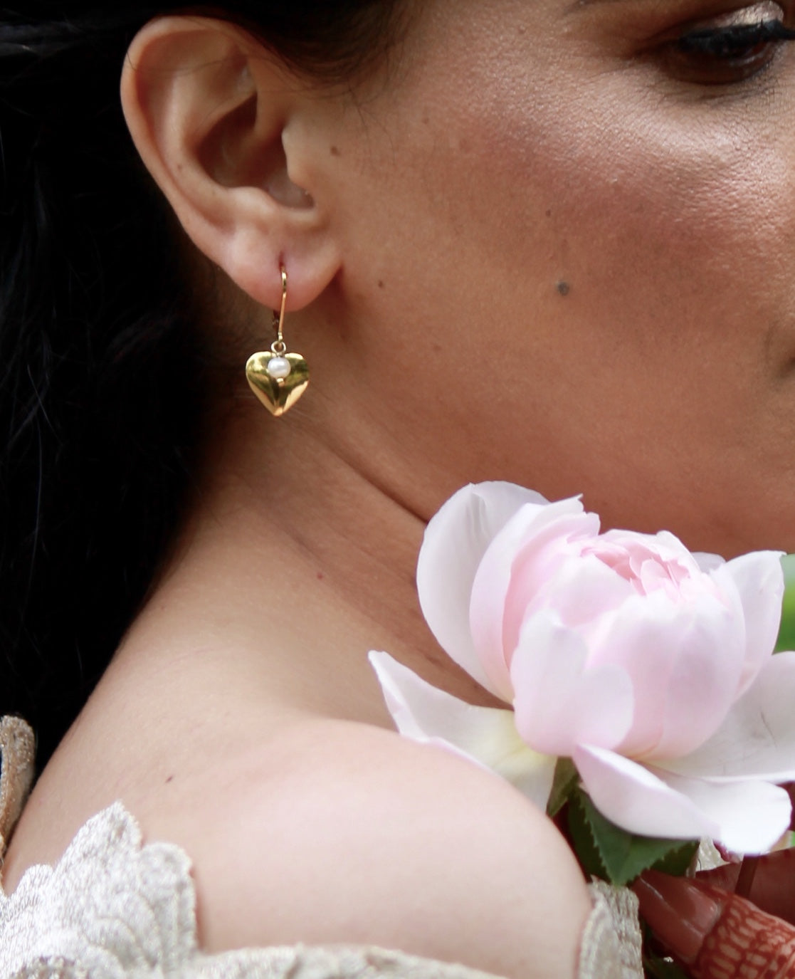 Heart Of Gold Earrings