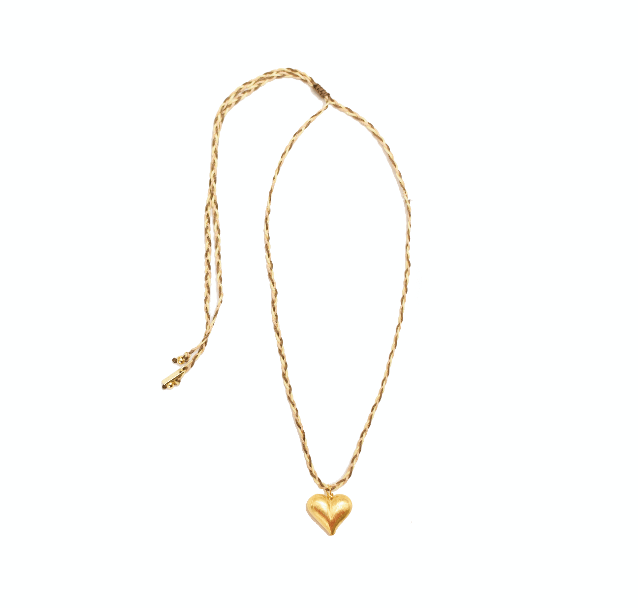 Heart Of Gold Necklace - Latte