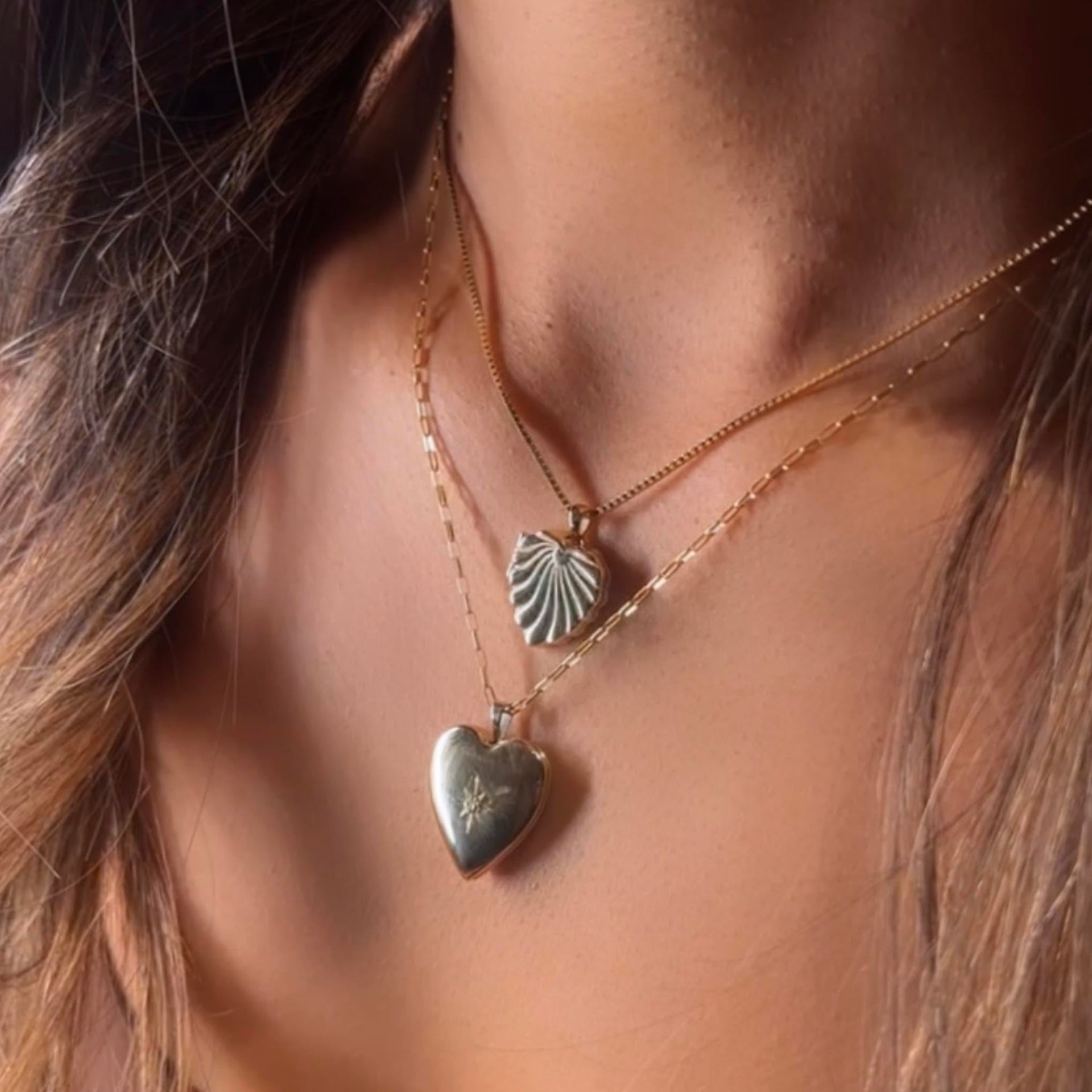 Heart Shell Locket