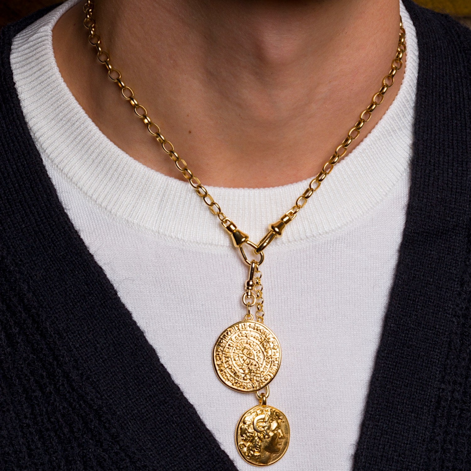 Y Drop Customizable Rolo Chain