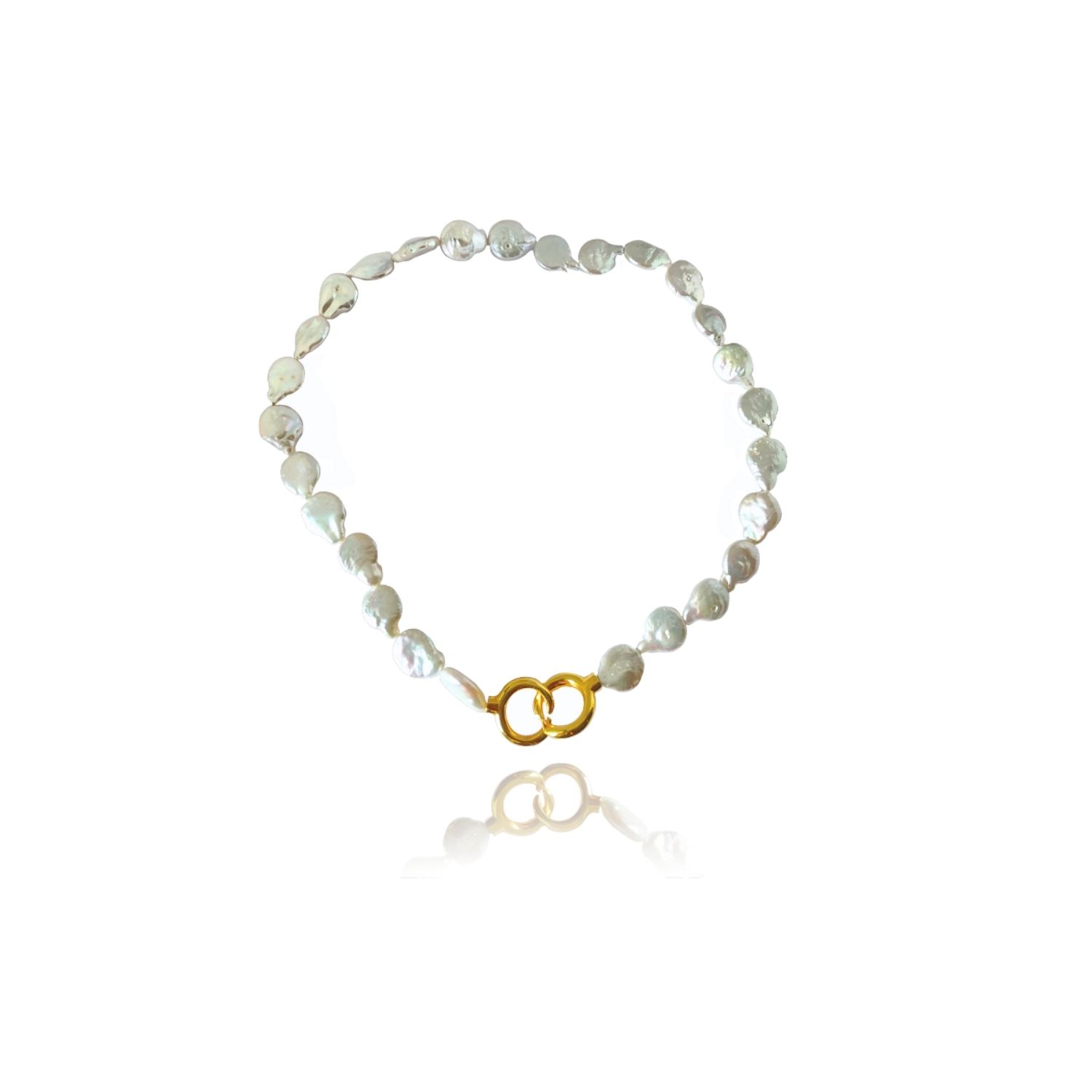 Hely Locked Pearl Necklace