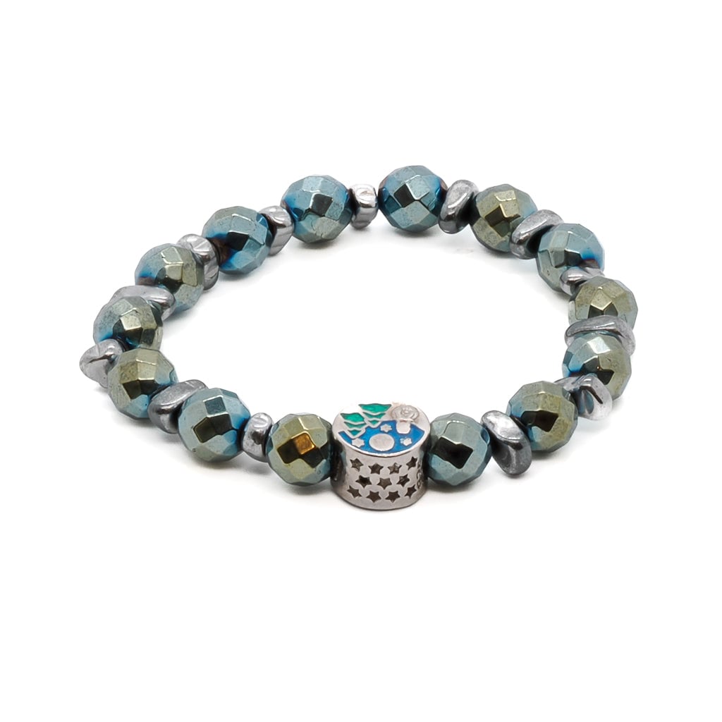 Hematite Energy Bracelet - Silver