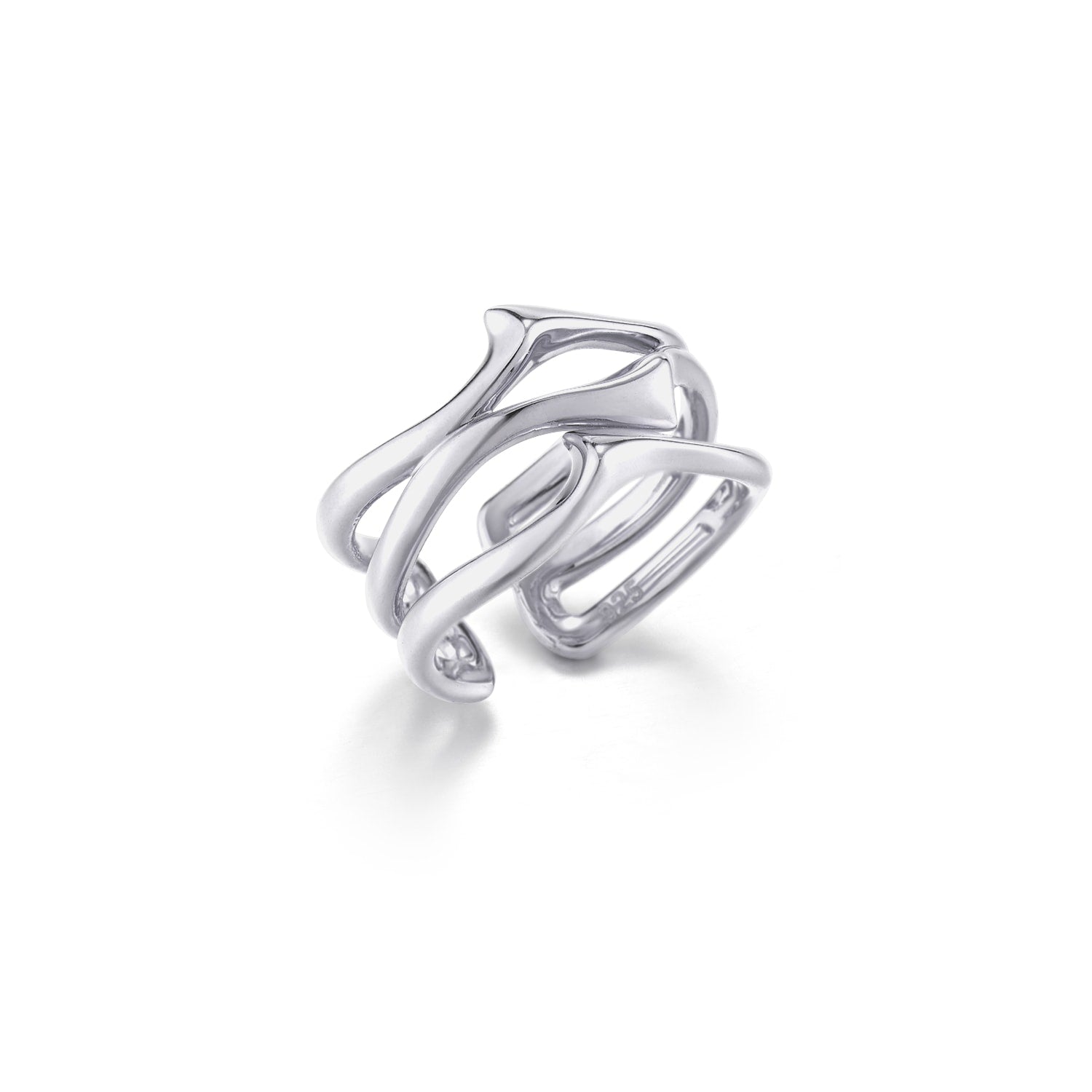 Heradi Wave White Gold Ring
