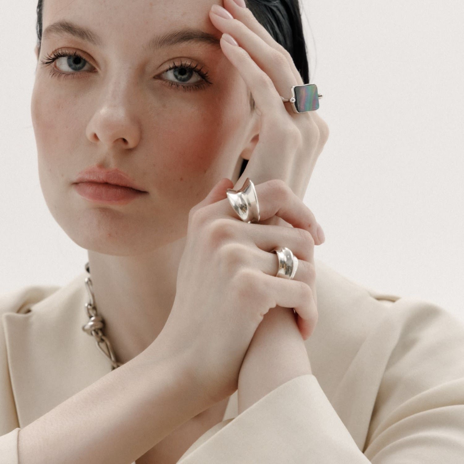 Leclat Orfe Sterling Silver Ring