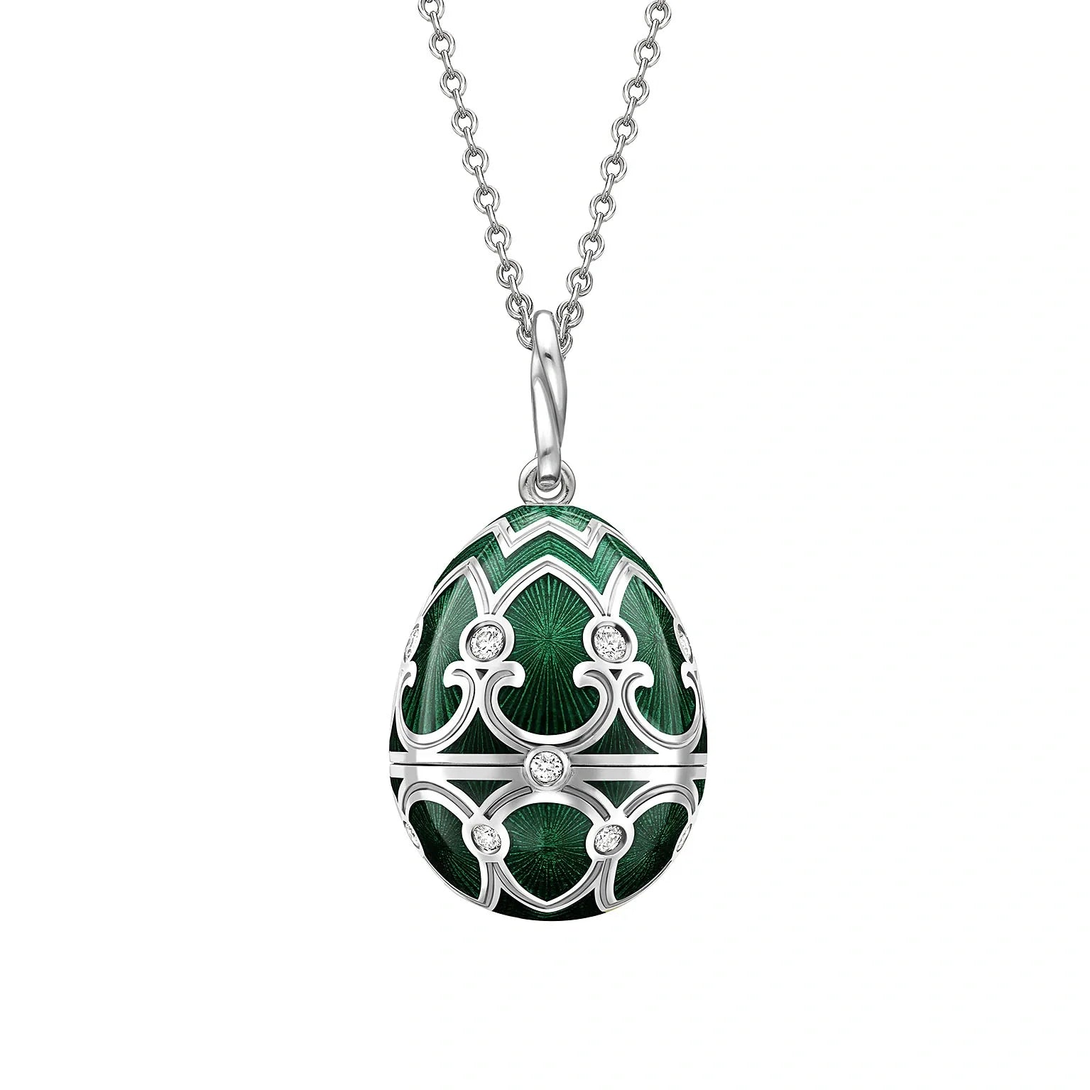 Guilloché Enamel Turtle Surprise Locket