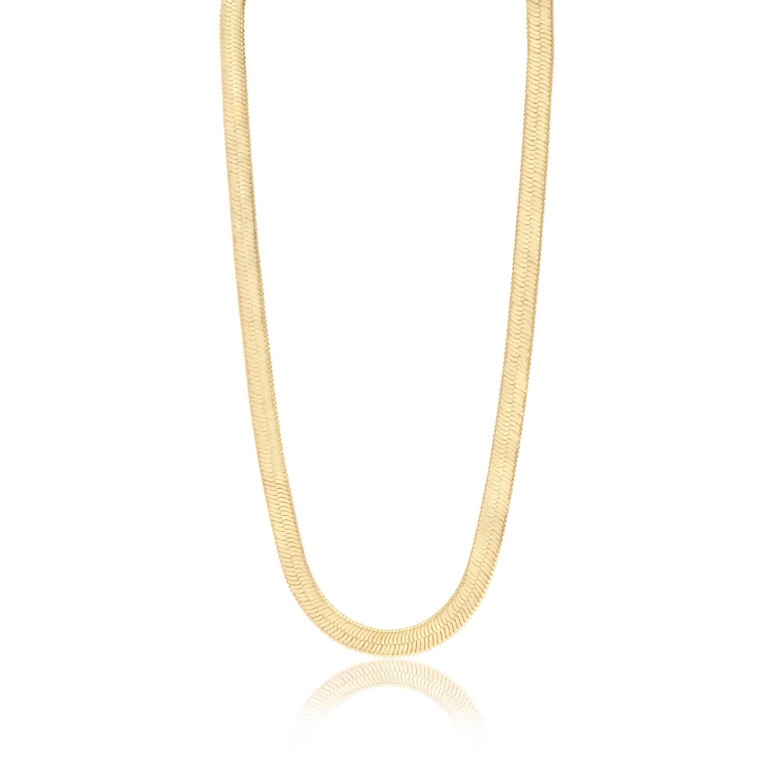 Herringbone Chain - Gold