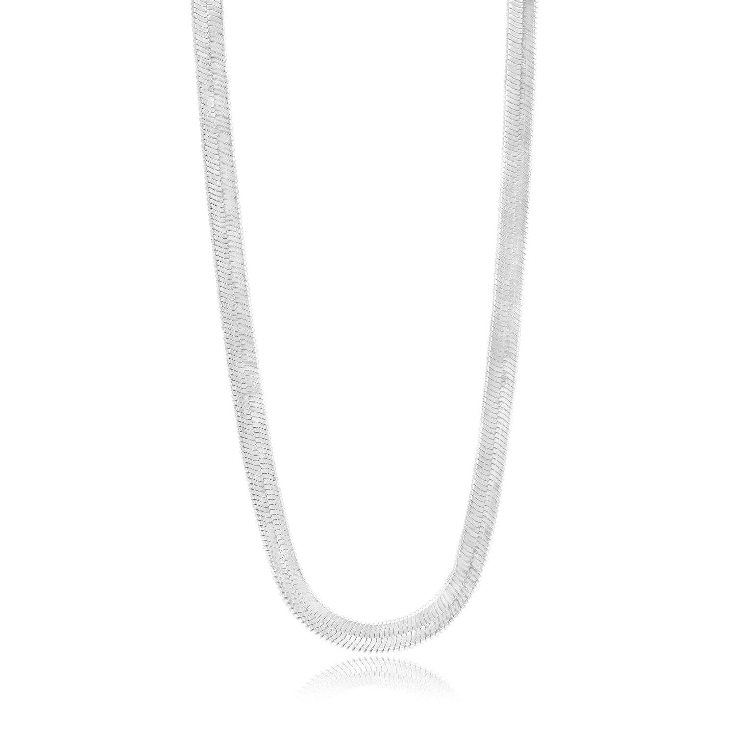 Herringbone Chain - Silver
